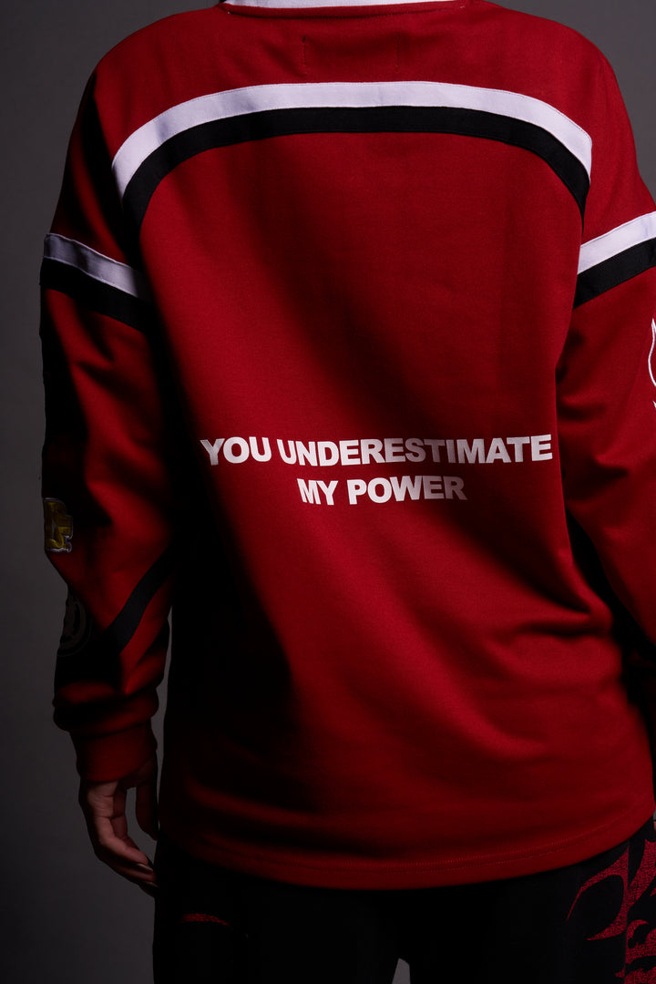 Rule The Galaxy Bailey Motocross Jersey in Roman Red