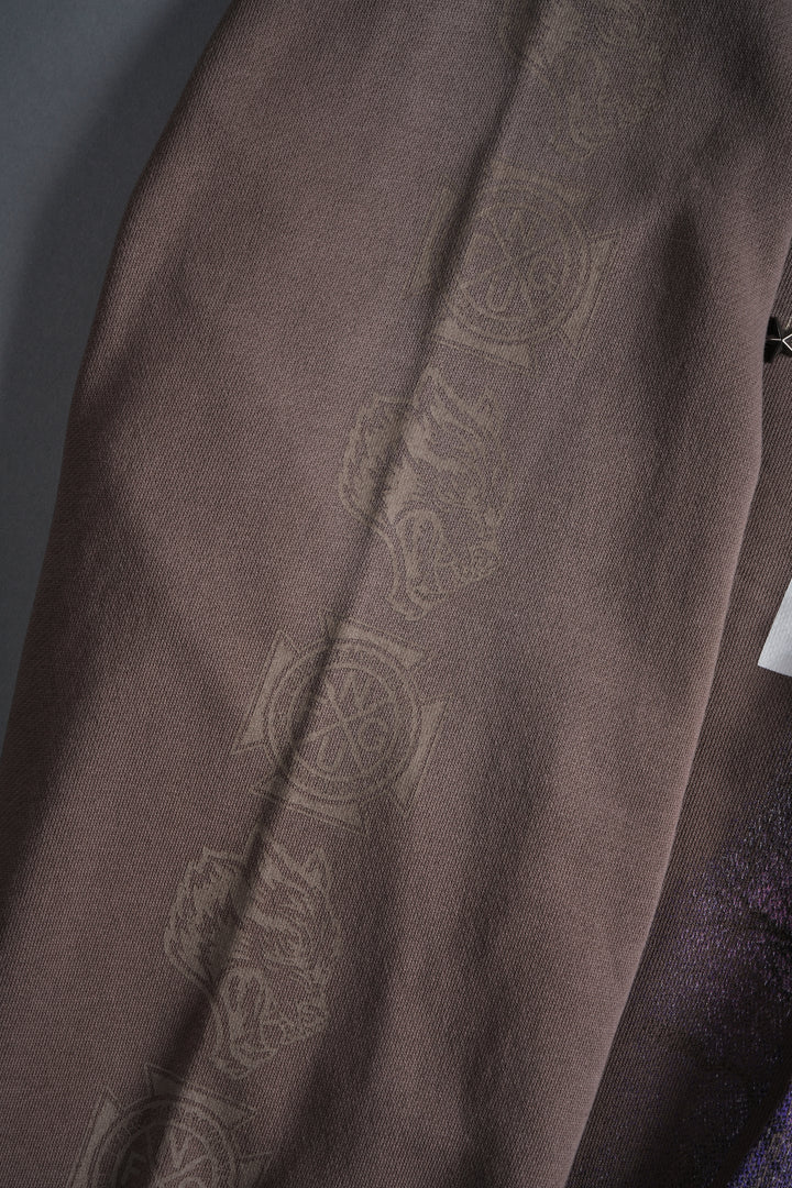 Midnight Horseman "Chambers" Zip Hoodie in Mojave Brown Drift Wash