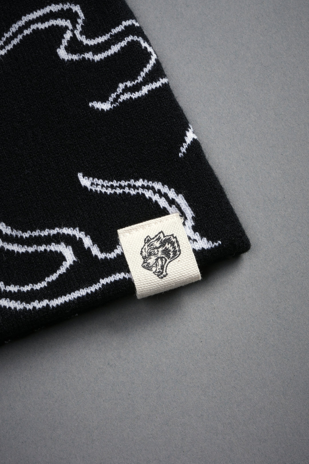 Our Fire Cap Beanie in Black/White