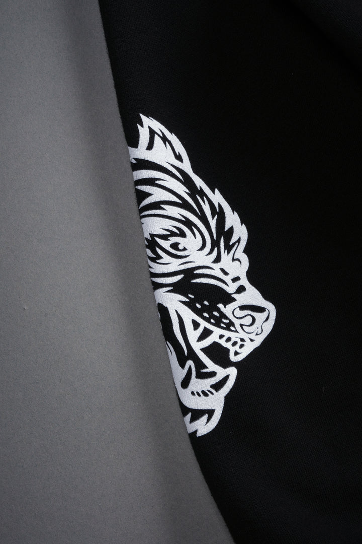 Last Battle Vex Double Zip Hoodie in Black