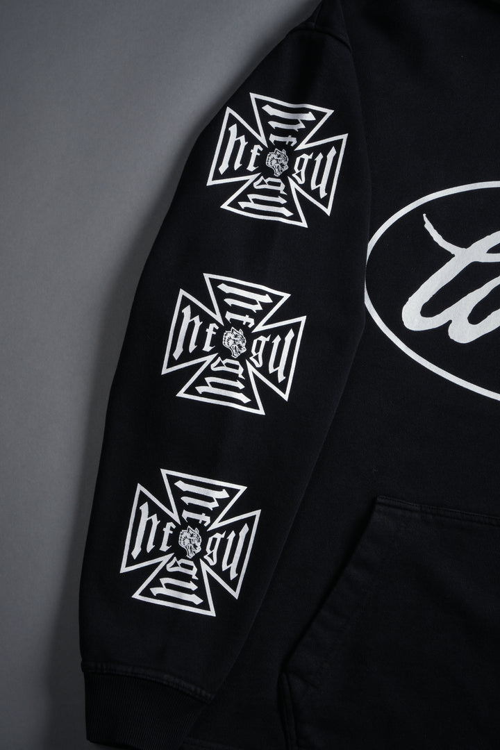 True to Our Core "Moaty" Hoodie in Black Drift Wash