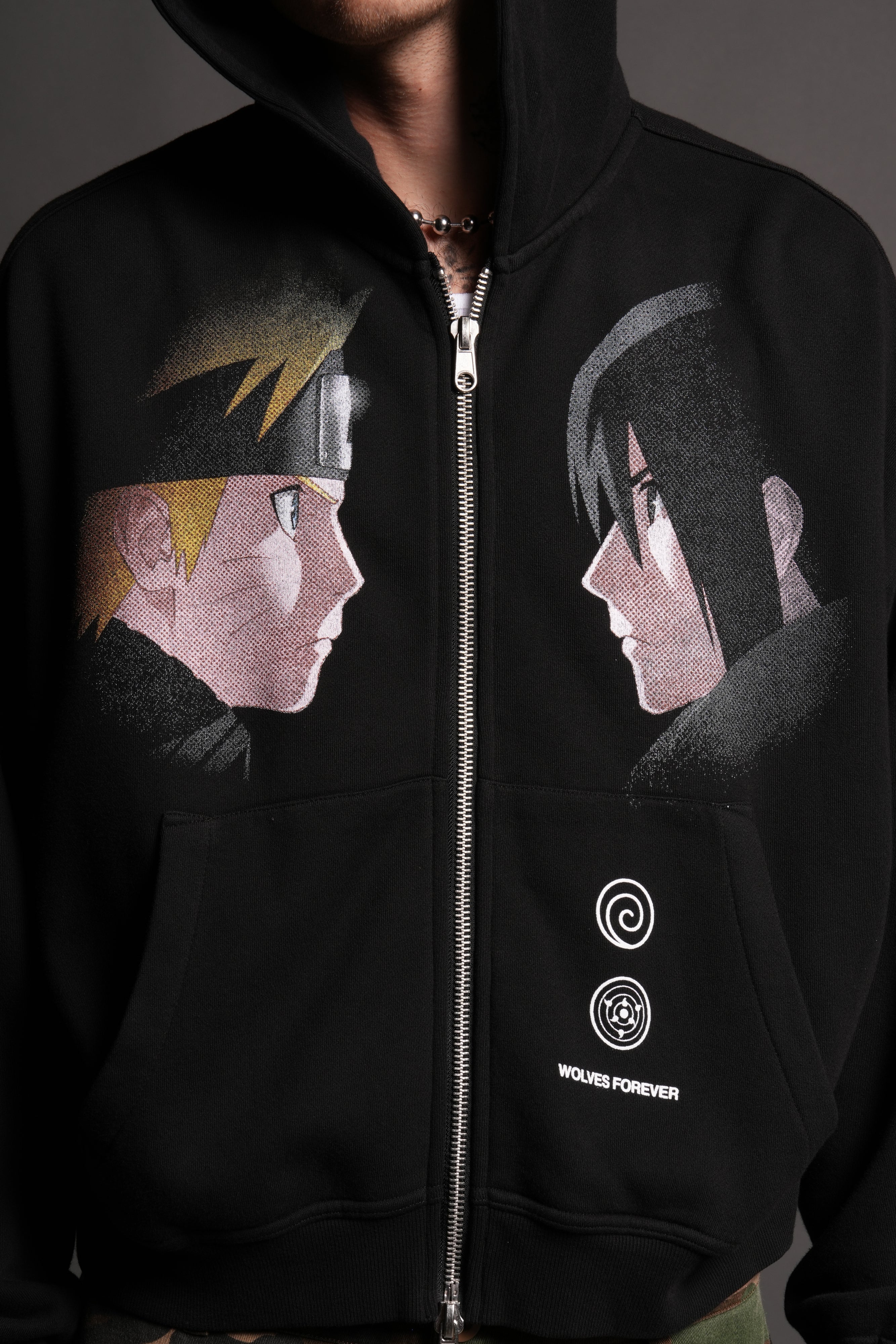 Last Battle Vex Double Zip Hoodie in Black – DarcSport