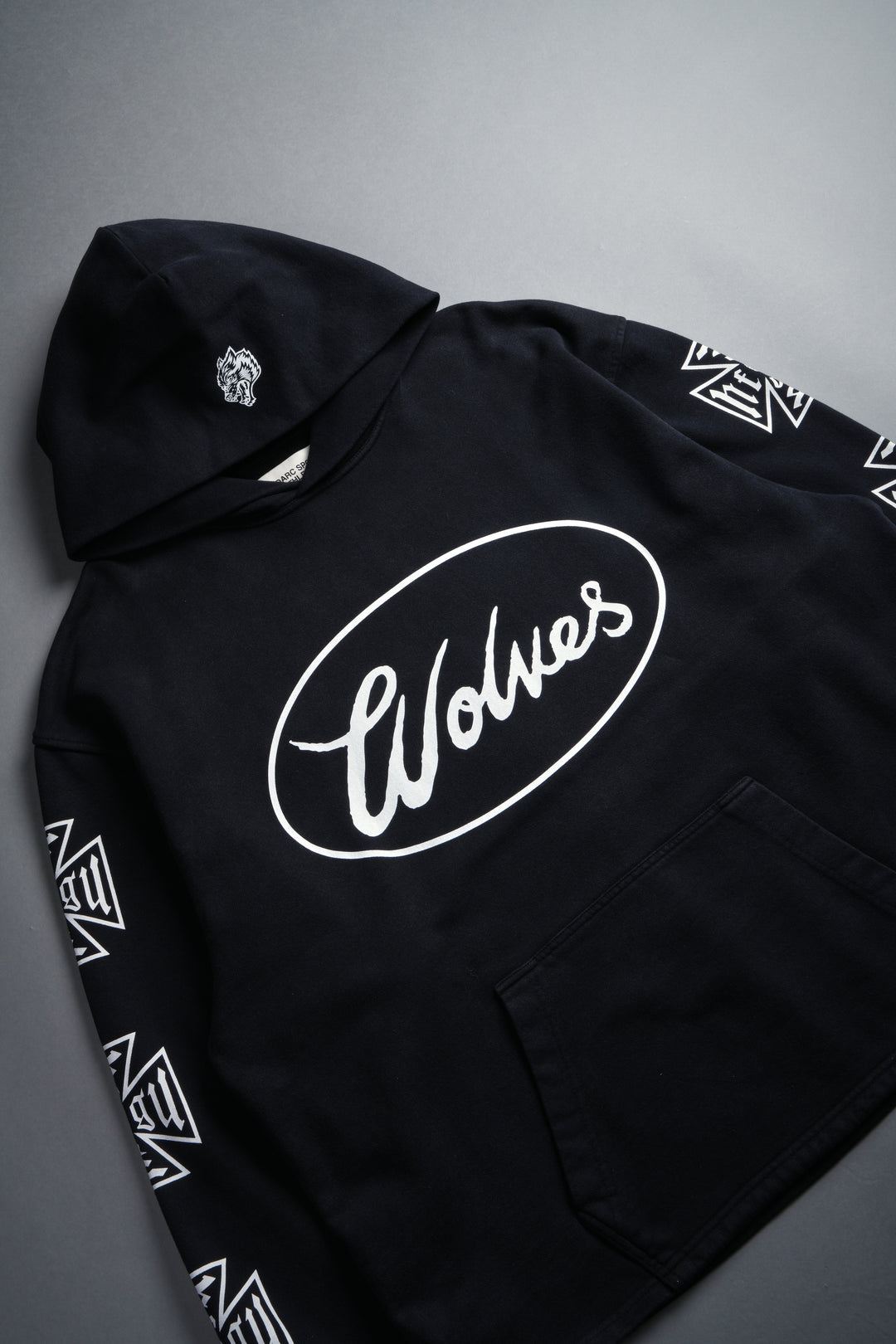 True to Our Core "Moaty" Hoodie in Black Drift Wash