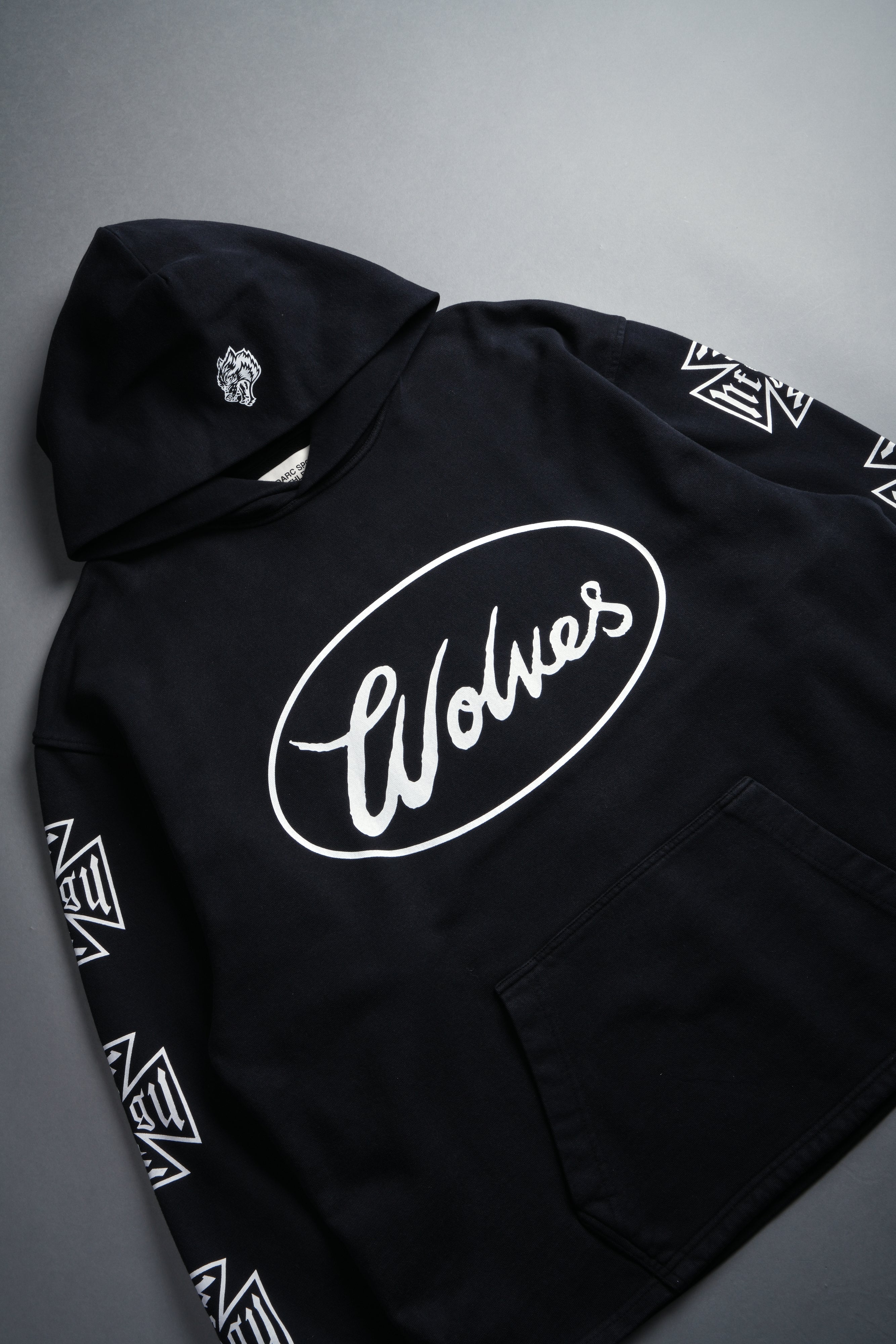 True to Our Core "Moaty" Hoodie in Black Drift Wash