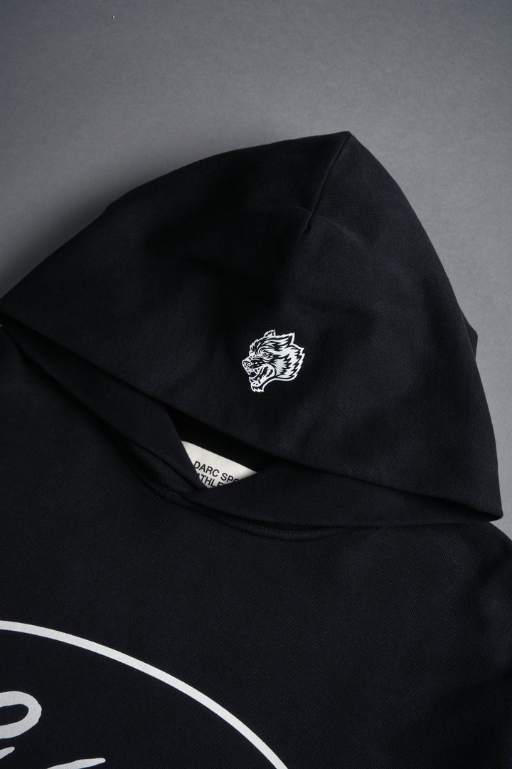 True to Our Core "Moaty" Hoodie in Black Drift Wash