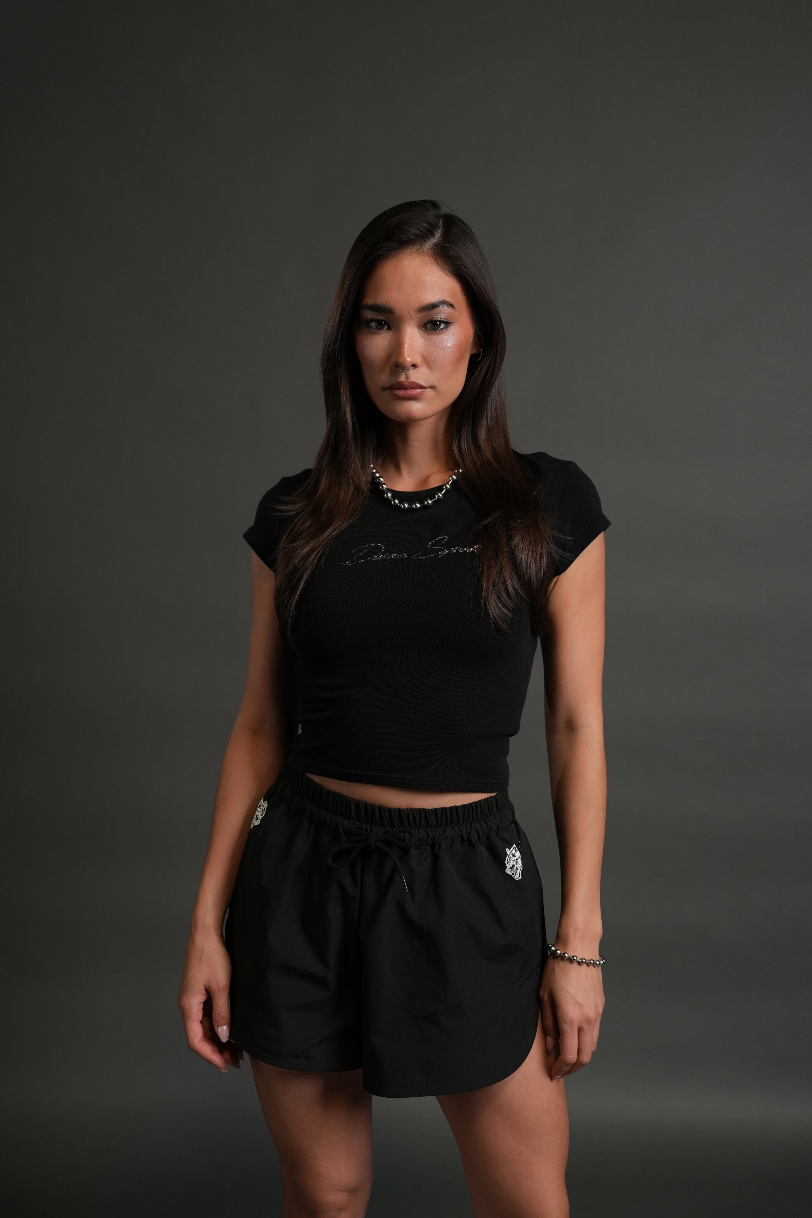 Darc Star "Baby" Tee in Black