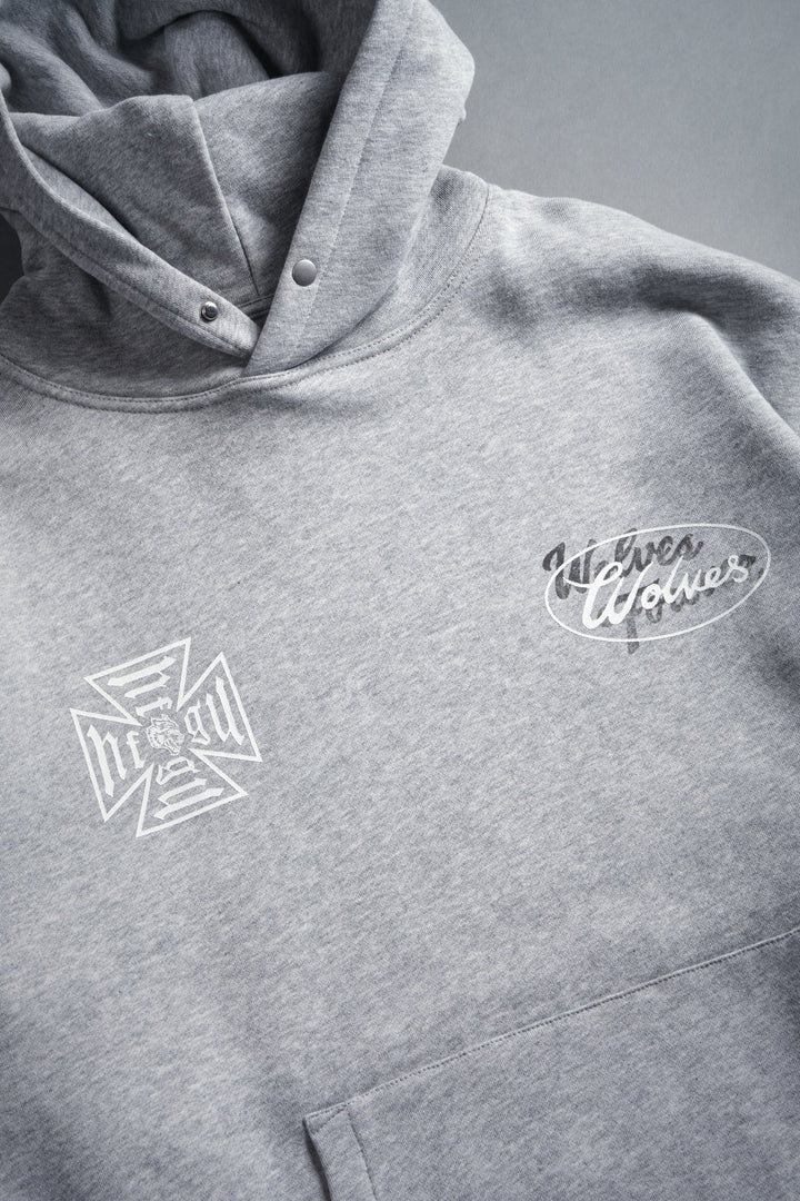 DSA FRVR "Pierce" Hoodie in Light Athletic Gray