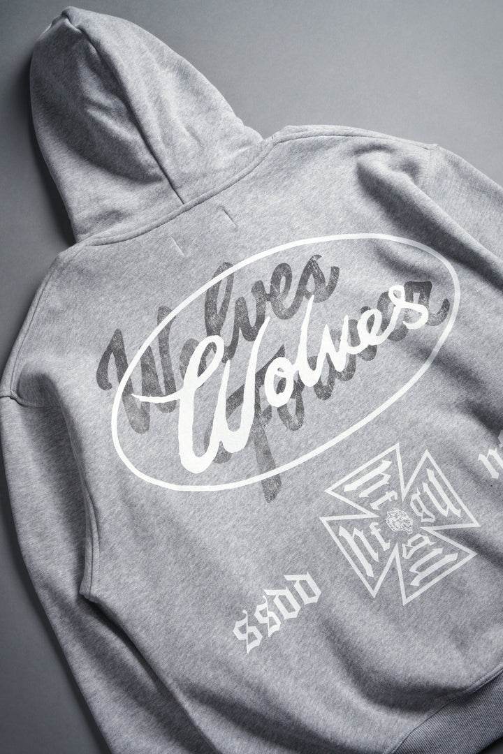 DSA FRVR "Pierce" Hoodie in Light Athletic Gray