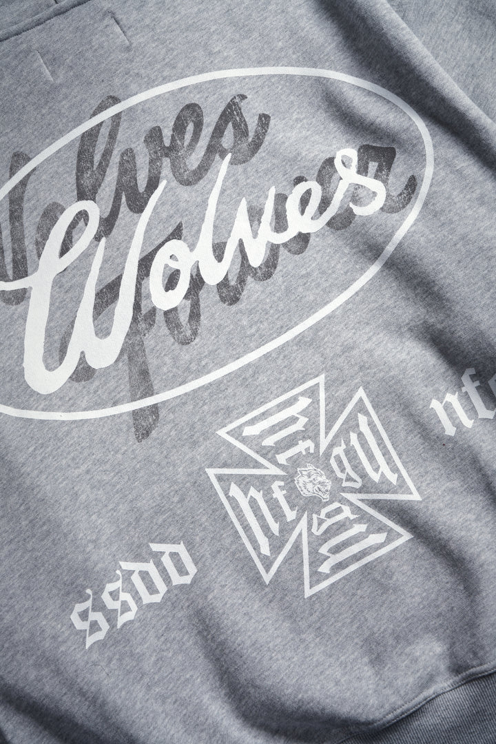 DSA FRVR "Pierce" Hoodie in Light Athletic Gray