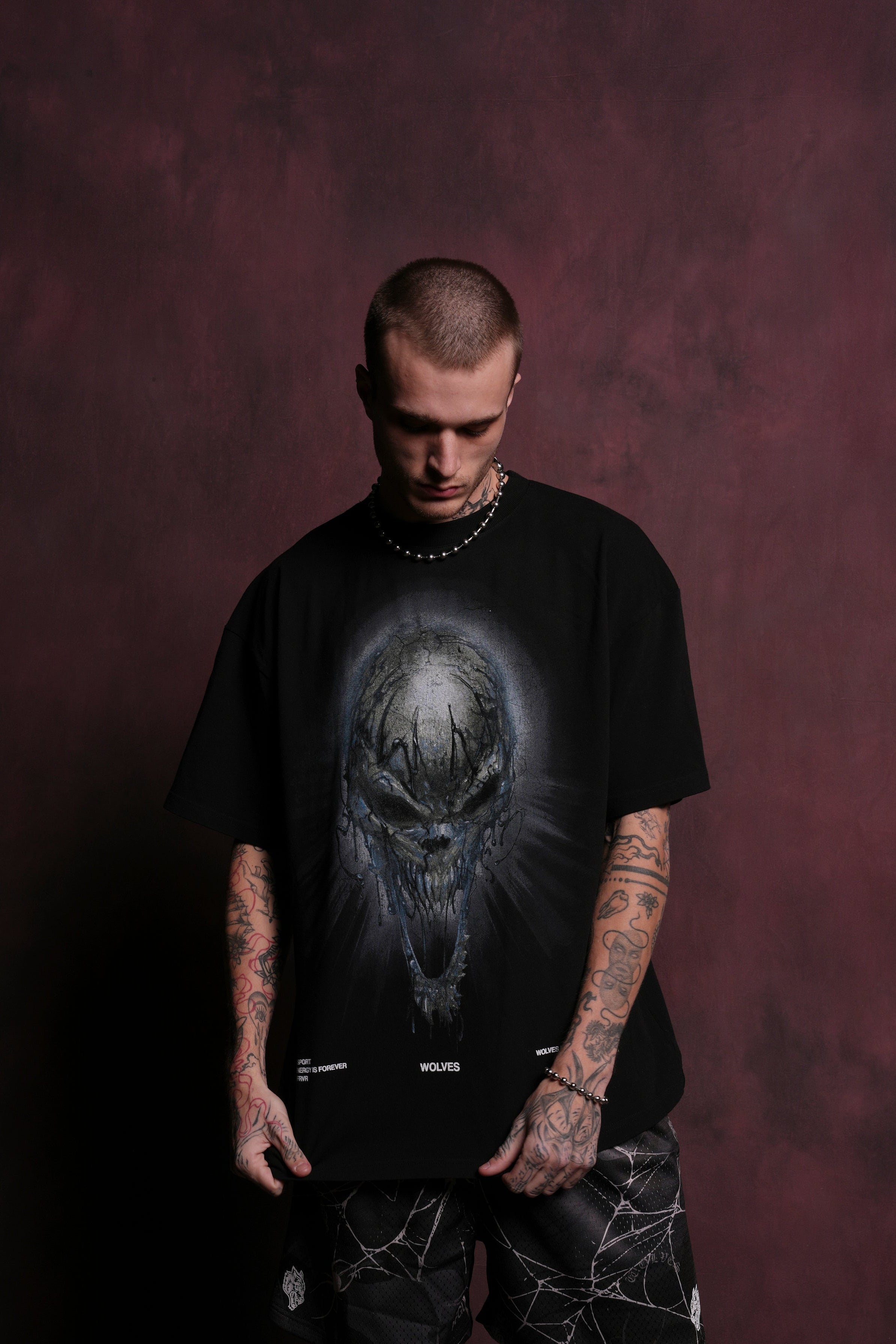 Ultimate Rage "Premium" Oversized Tee in Black