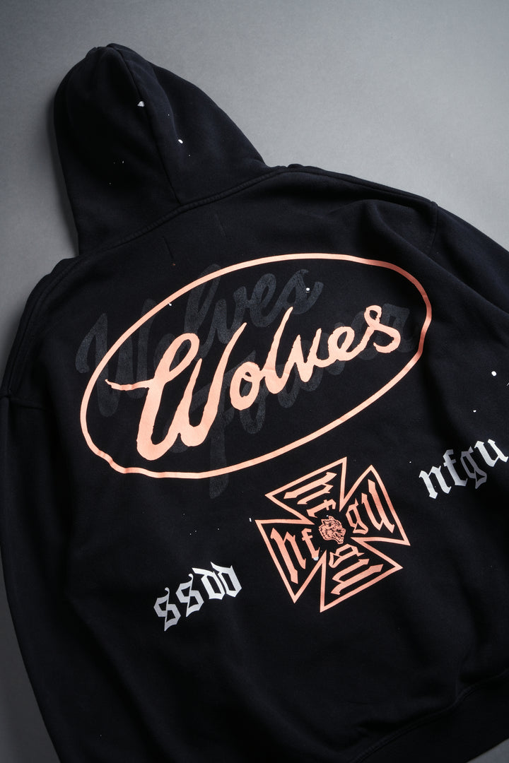 DSA FRVR "Pierce" Hoodie in Black Drift Wash