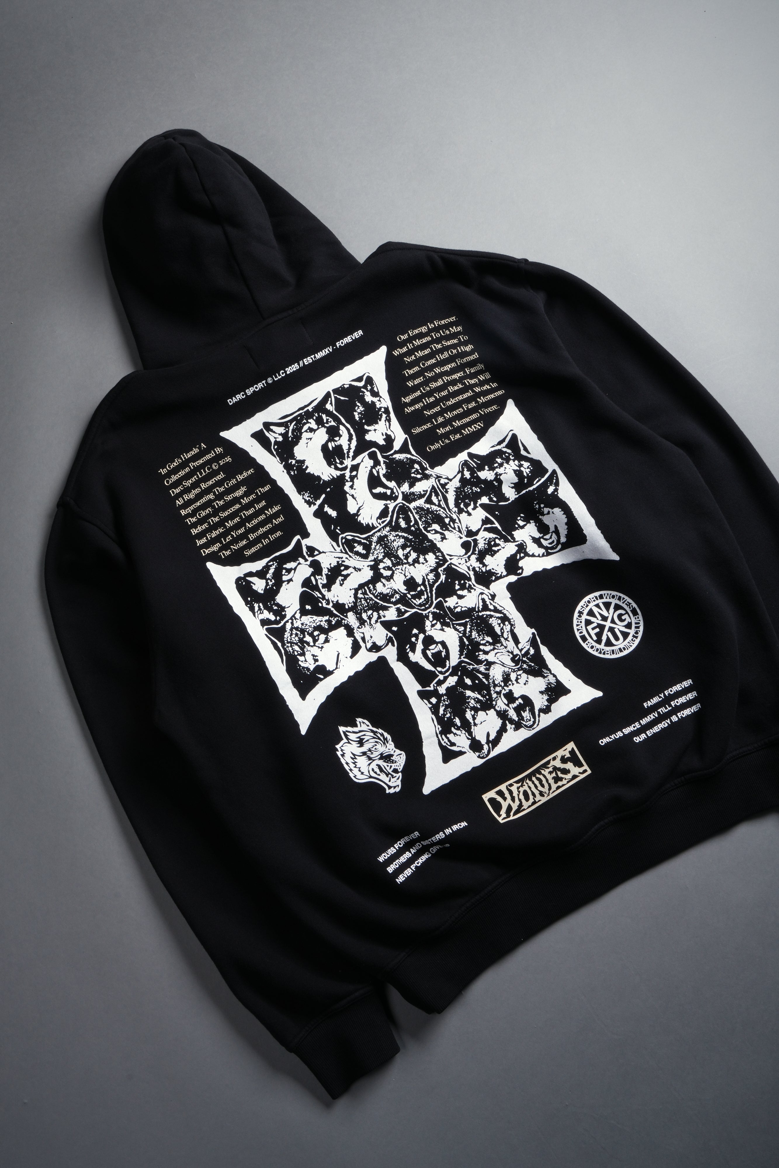 Iron Wolf Pack "Pierce" Hoodie in Black