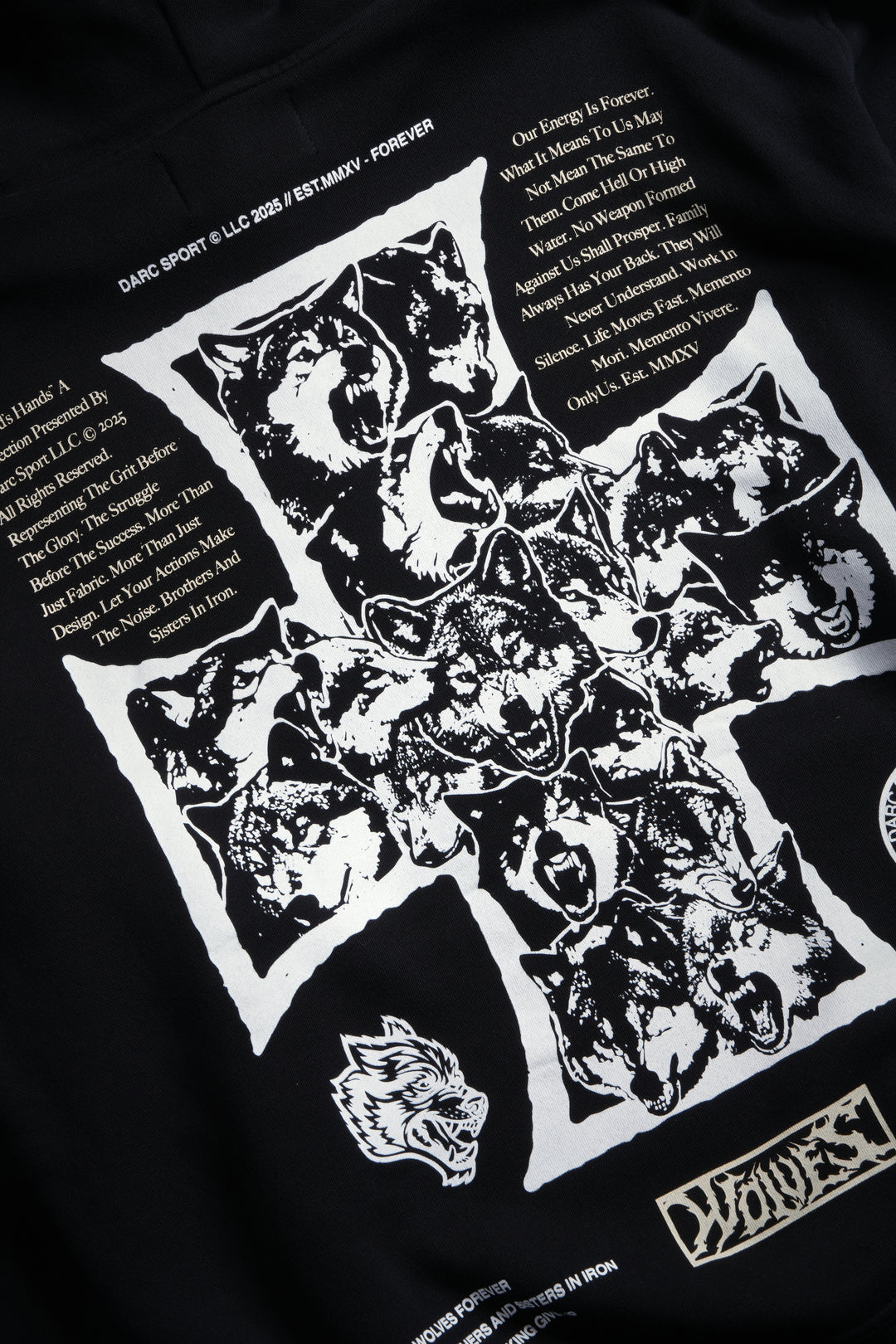 Iron Wolf Pack "Pierce" Hoodie in Black