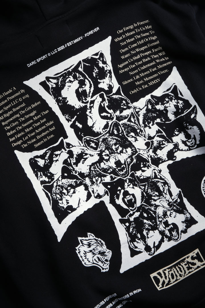 Iron Wolf Pack "Pierce" Hoodie in Black