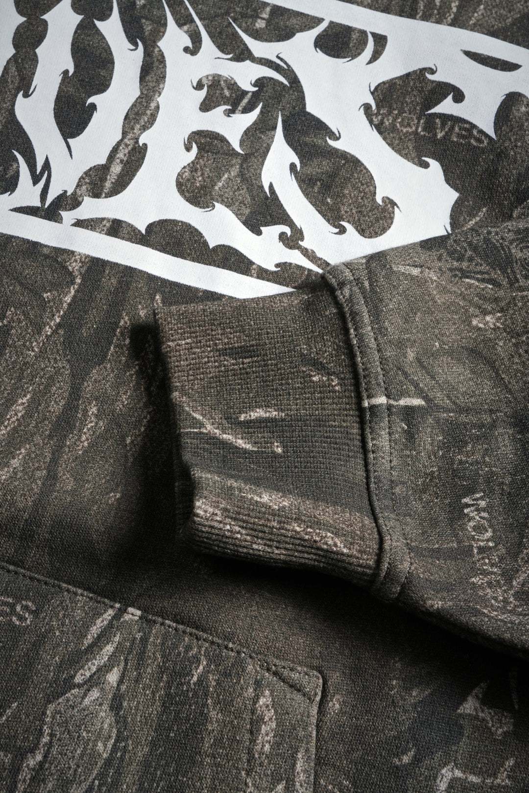 Midnight Wolves "Pierce" Hoodie in Vintage Norse Camo