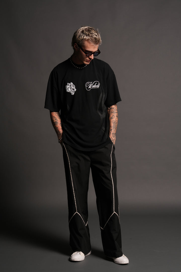Destined Legacy Premium Oversized Tee in Black
