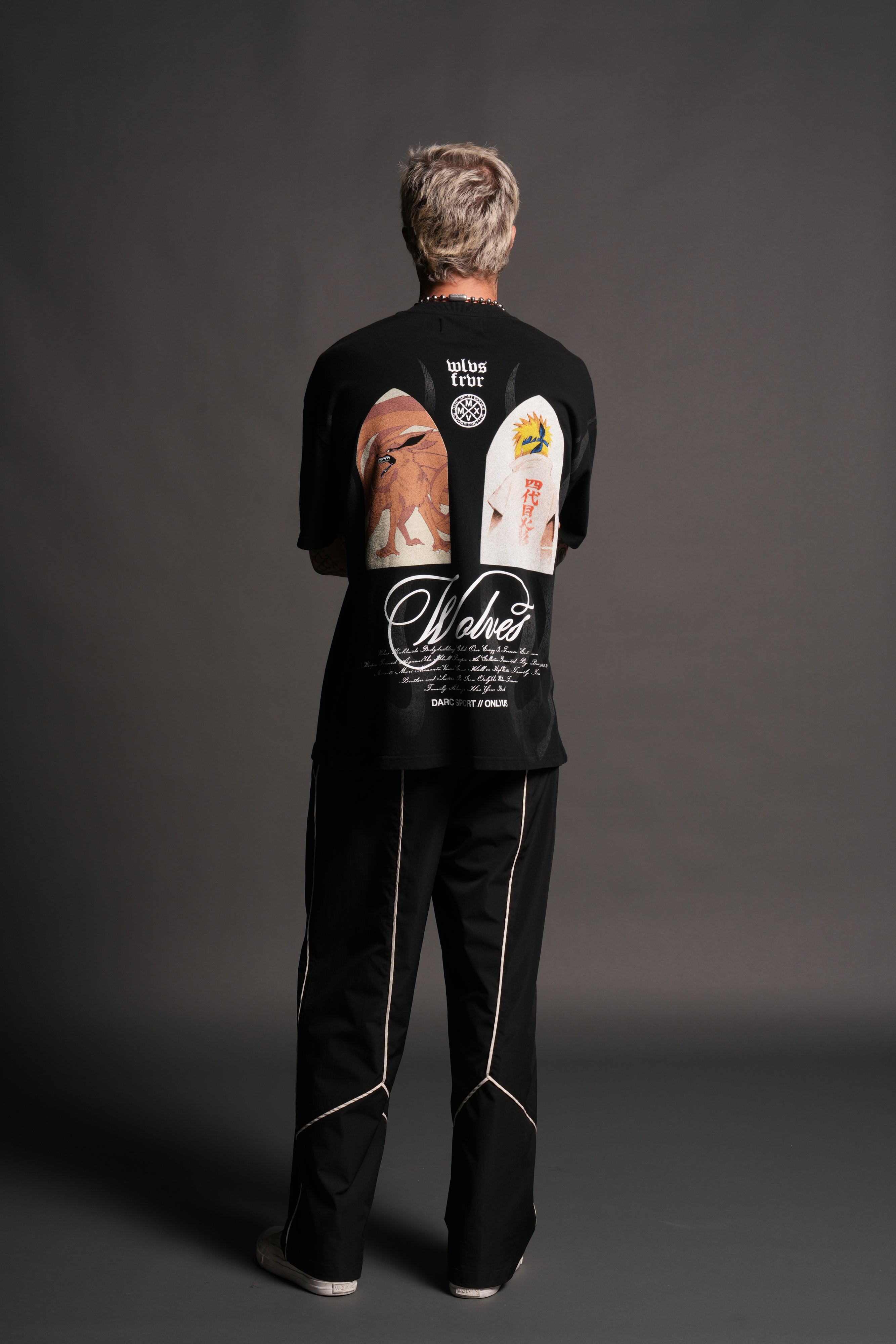 Destined Legacy Premium Oversized Tee in Black