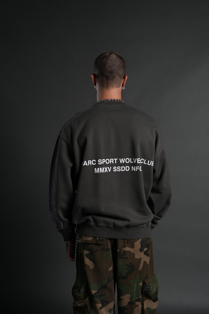 Finite Flame London Crewneck in Wolf Gray