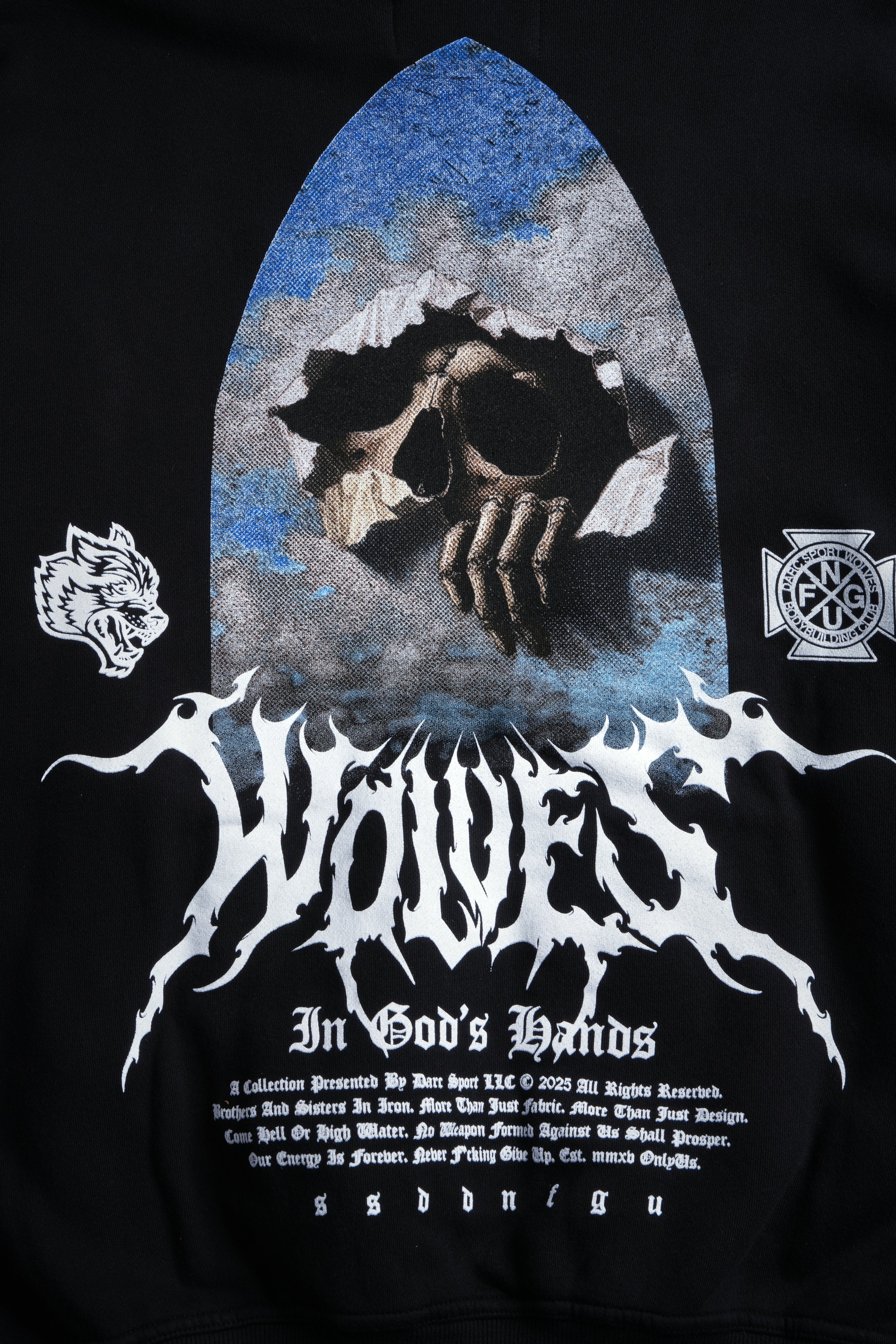 Through the Clouds "Pierce" Hoodie in Black