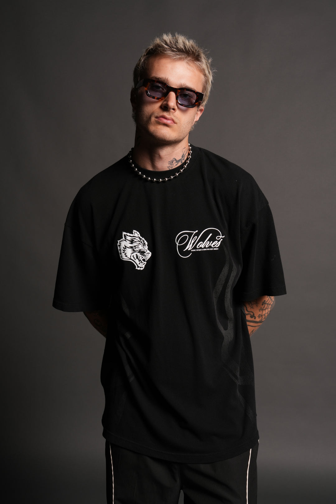 Destined Legacy Premium Oversized Tee in Black