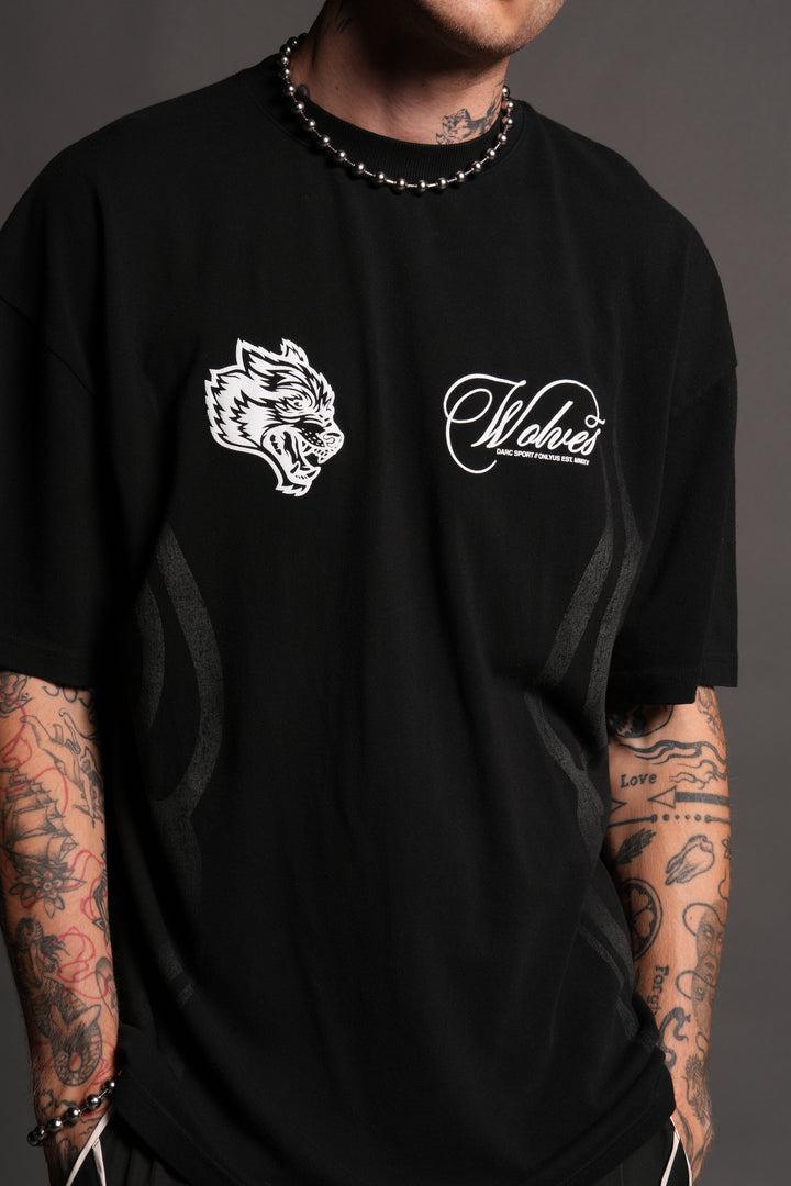 Destined Legacy Premium Oversized Tee in Black