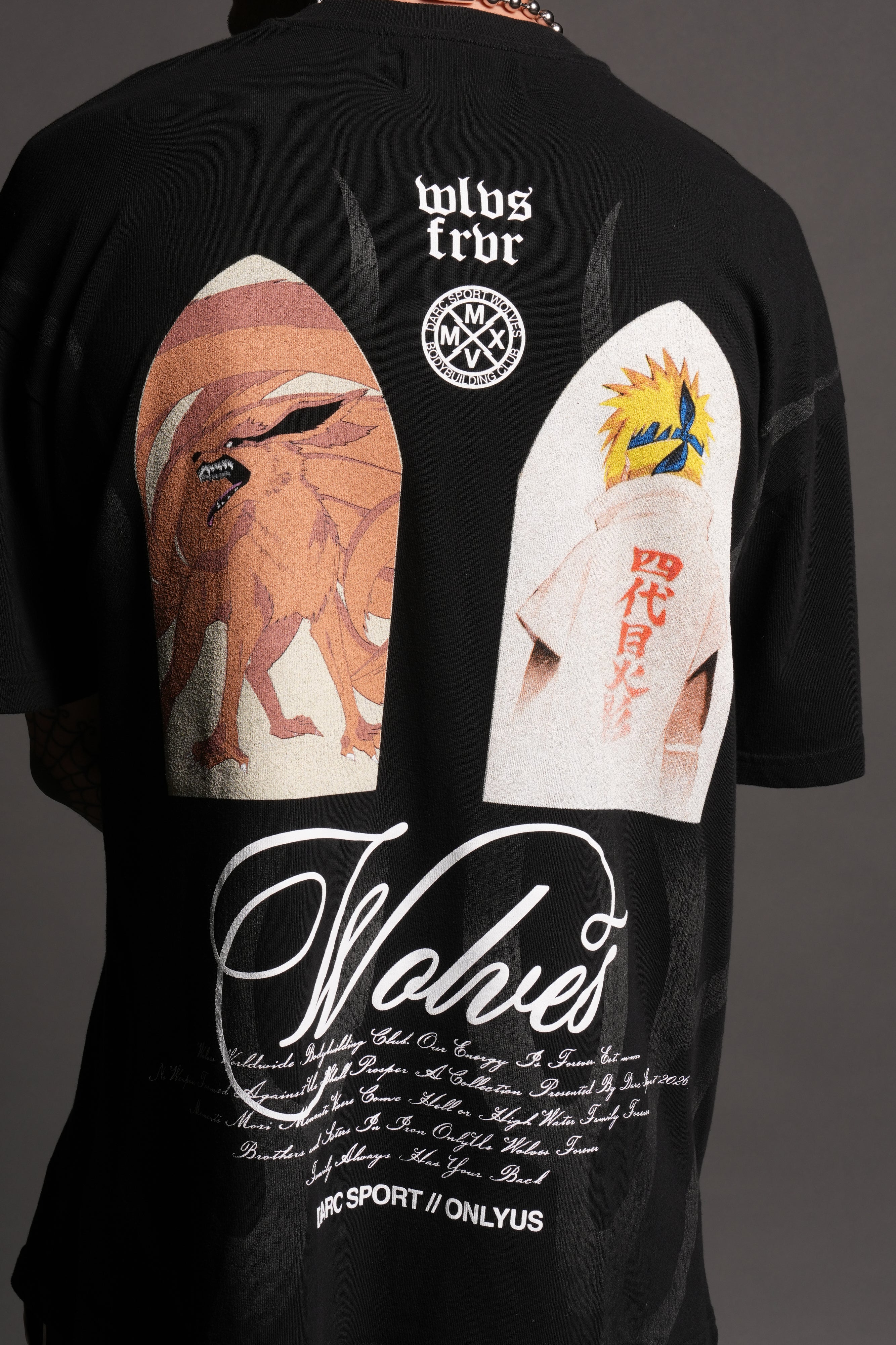 Destined Legacy Premium Oversized Tee in Black