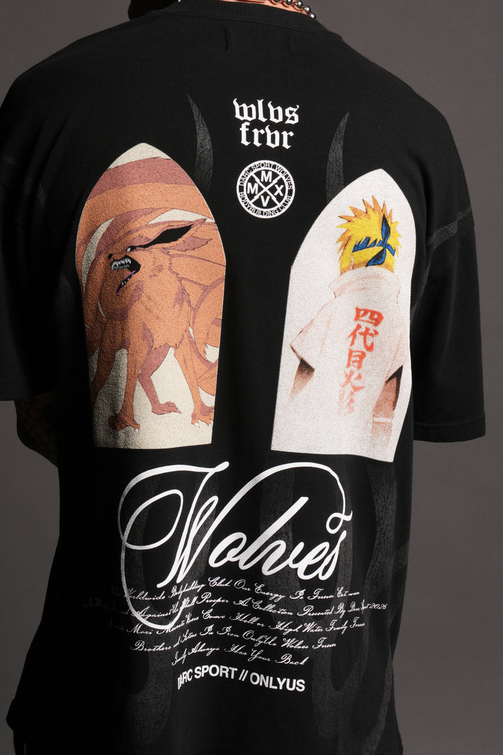 Destined Legacy Premium Oversized Tee in Black