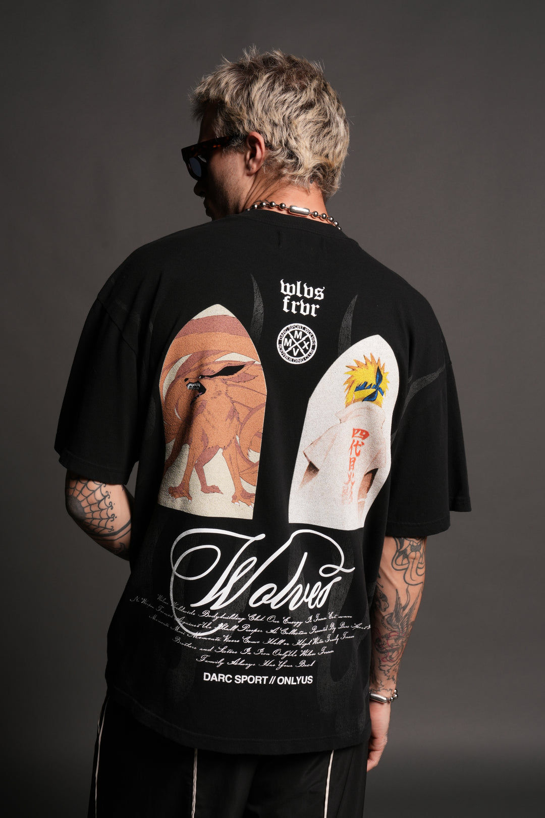 Destined Legacy Premium Oversized Tee in Black