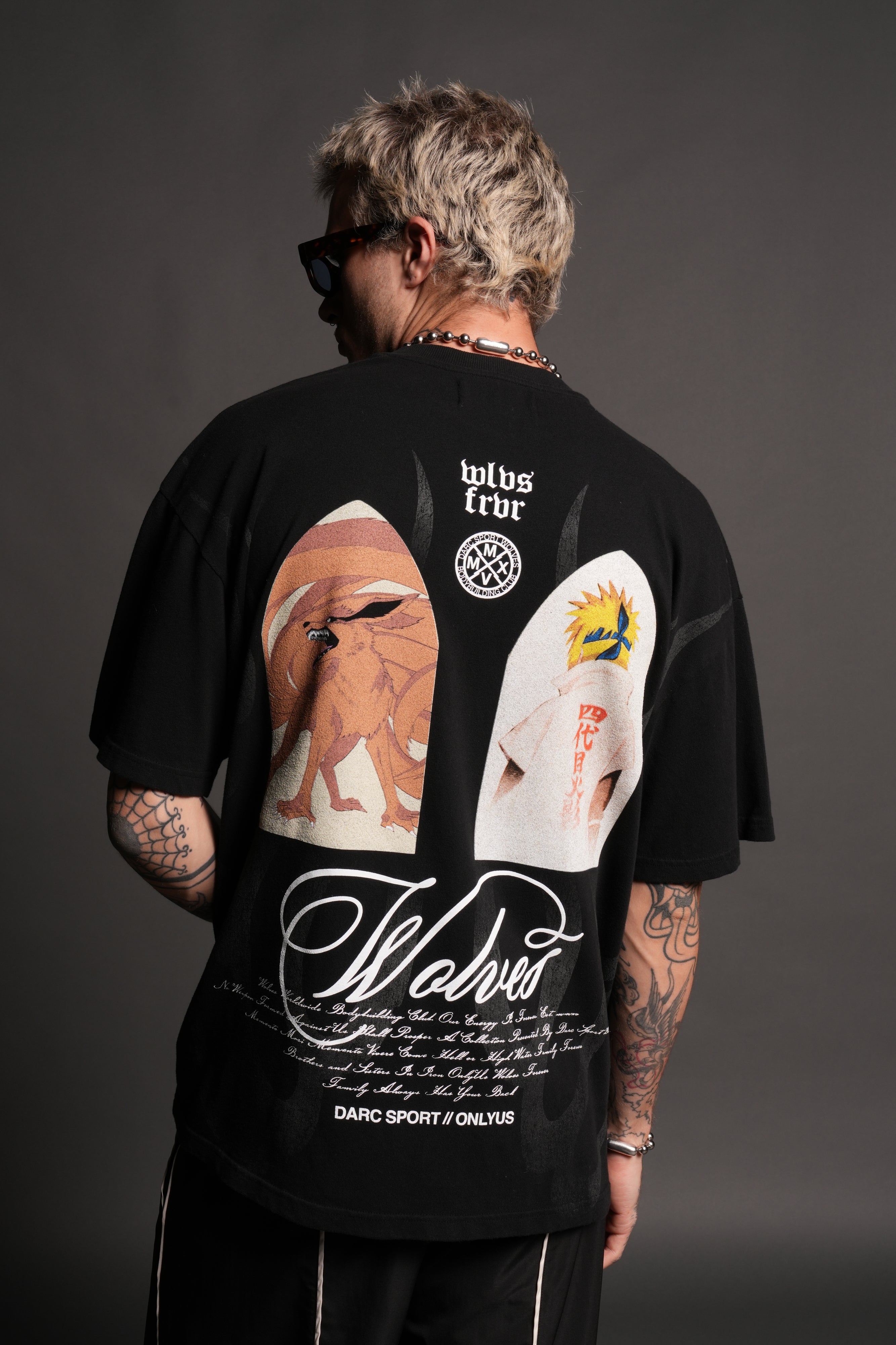 Destined Legacy Premium Oversized Tee in Black