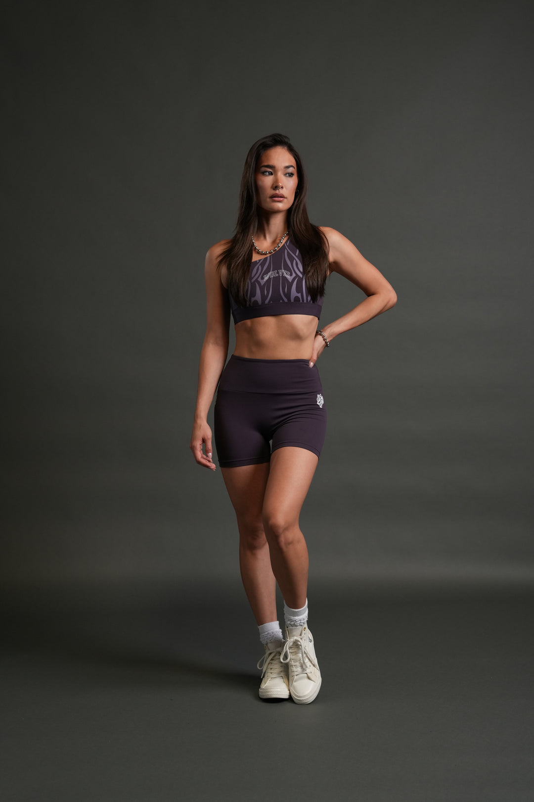 Dual Finite Code Beau Shorts in Phantom Purple