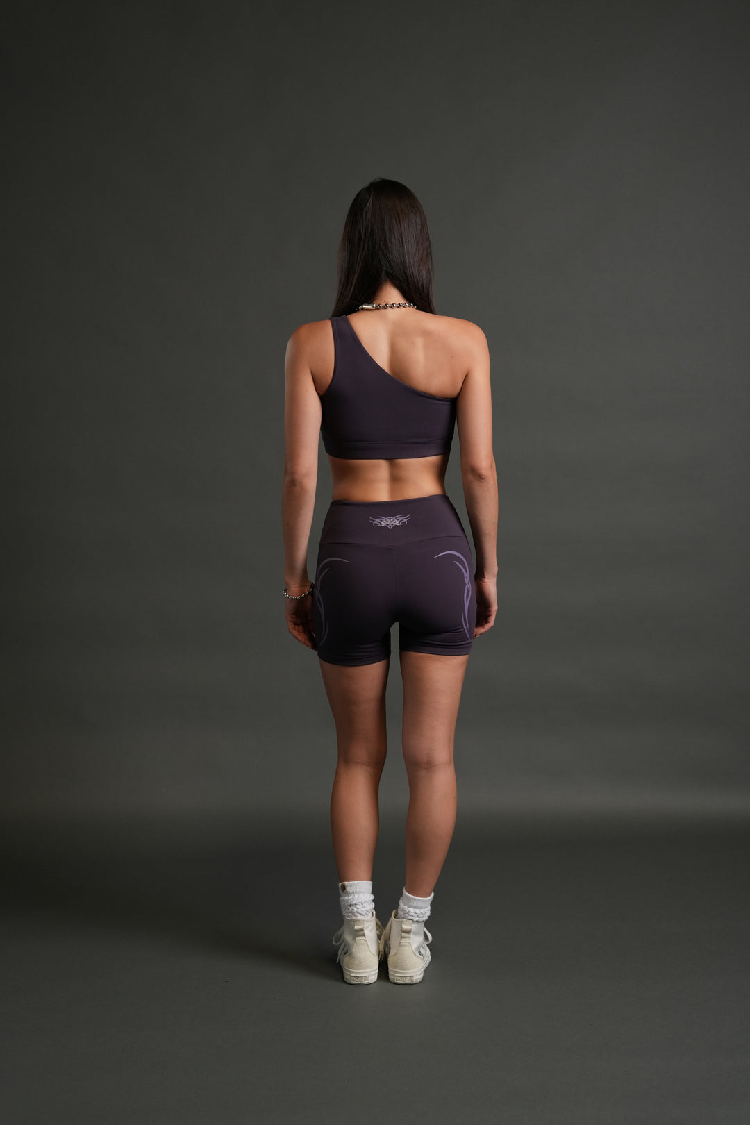 Dual Finite Code Beau Shorts in Phantom Purple