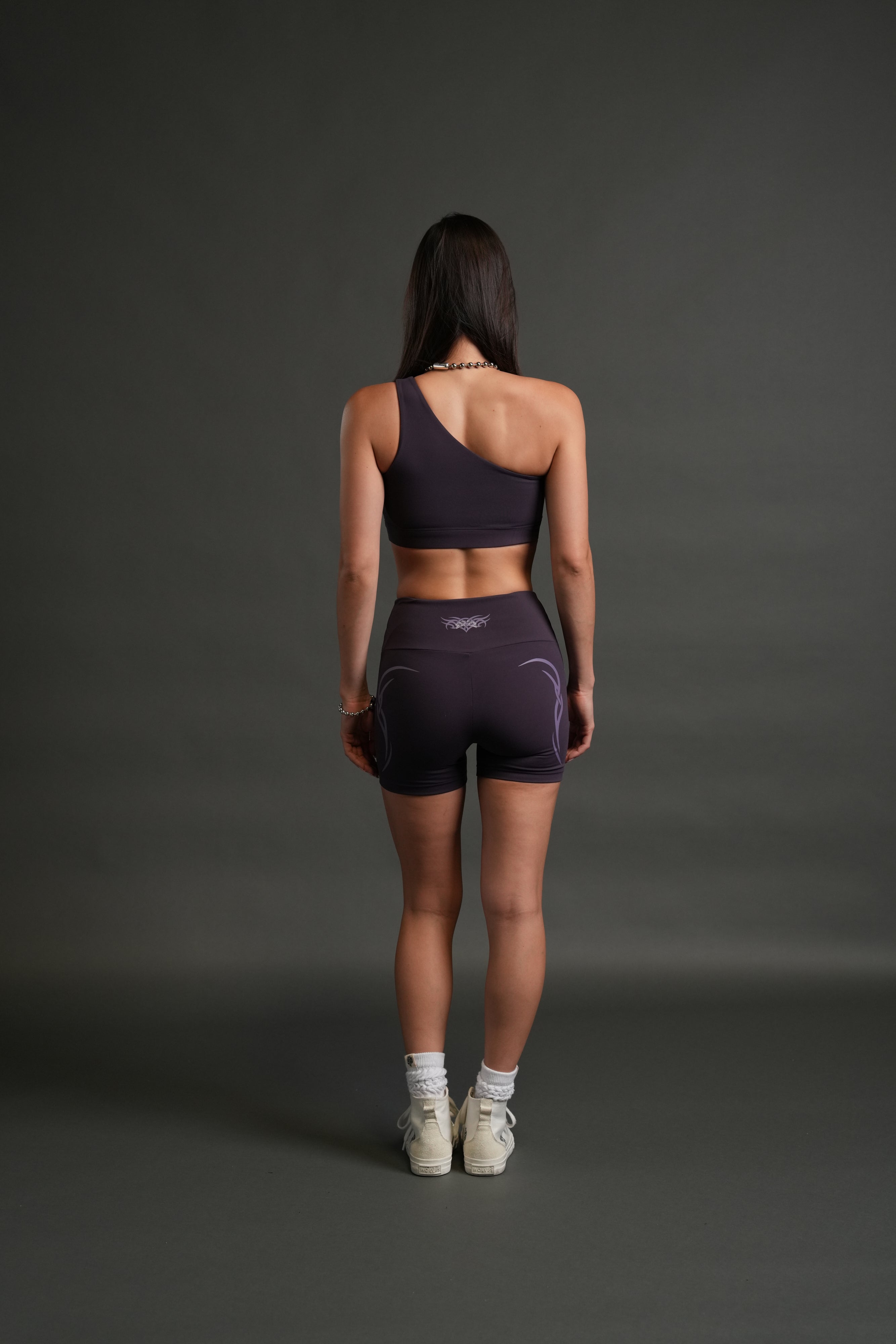 Dual Finite Code Beau Shorts in Phantom Purple