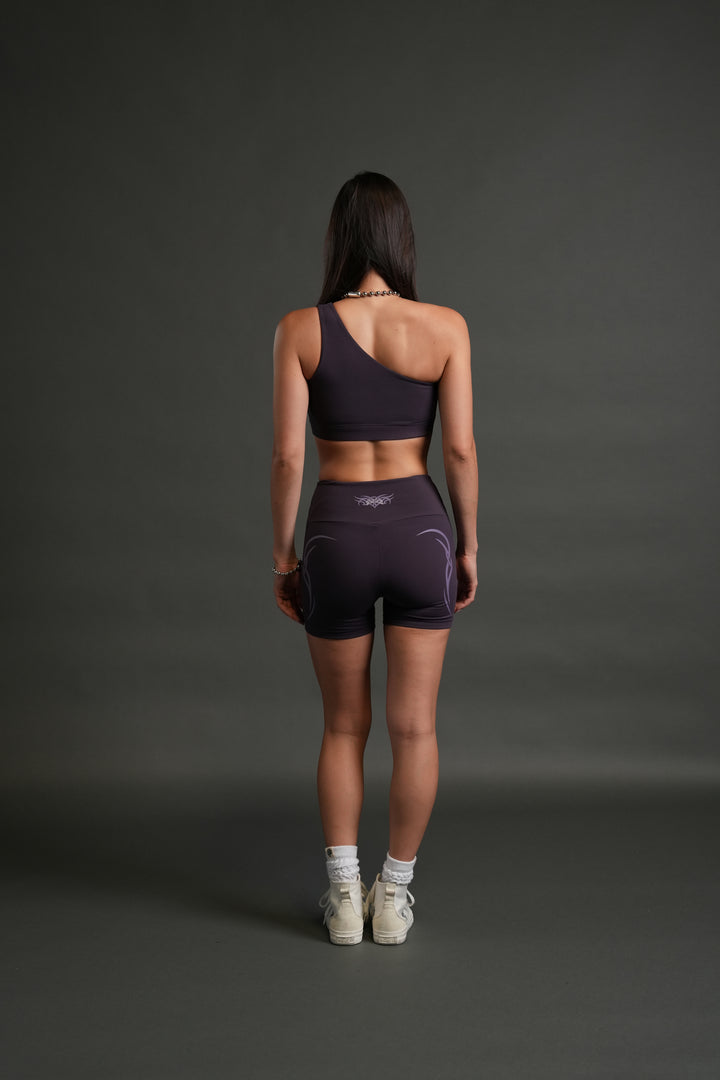 Dual Finite Code Beau Shorts in Phantom Purple
