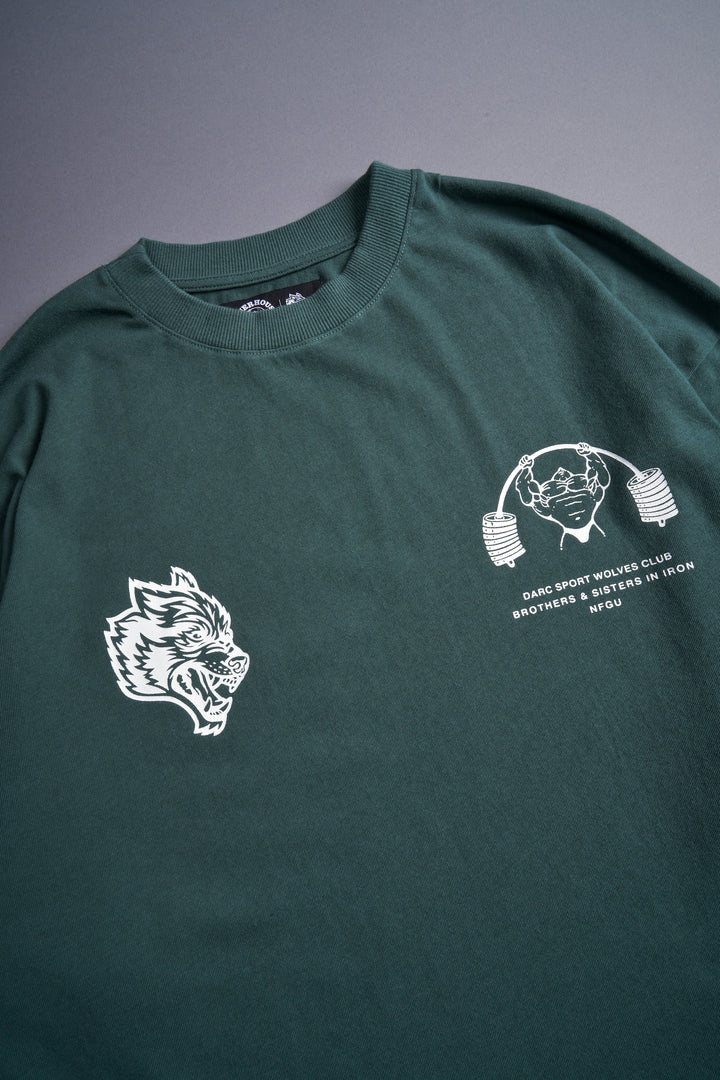 Powerhouse Forever "Premium" Oversized Tee in Norse Green