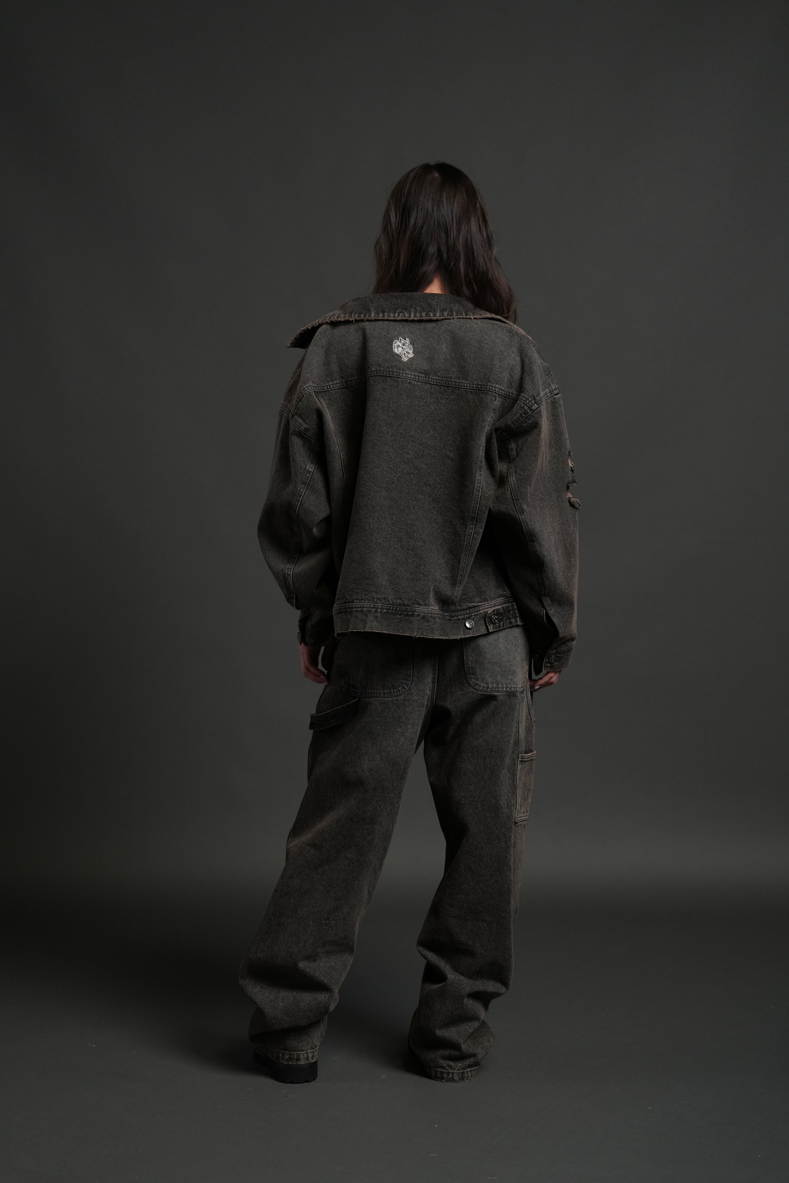 Darc Sport Wolves Jax Denim Jacket in Mojave Brown