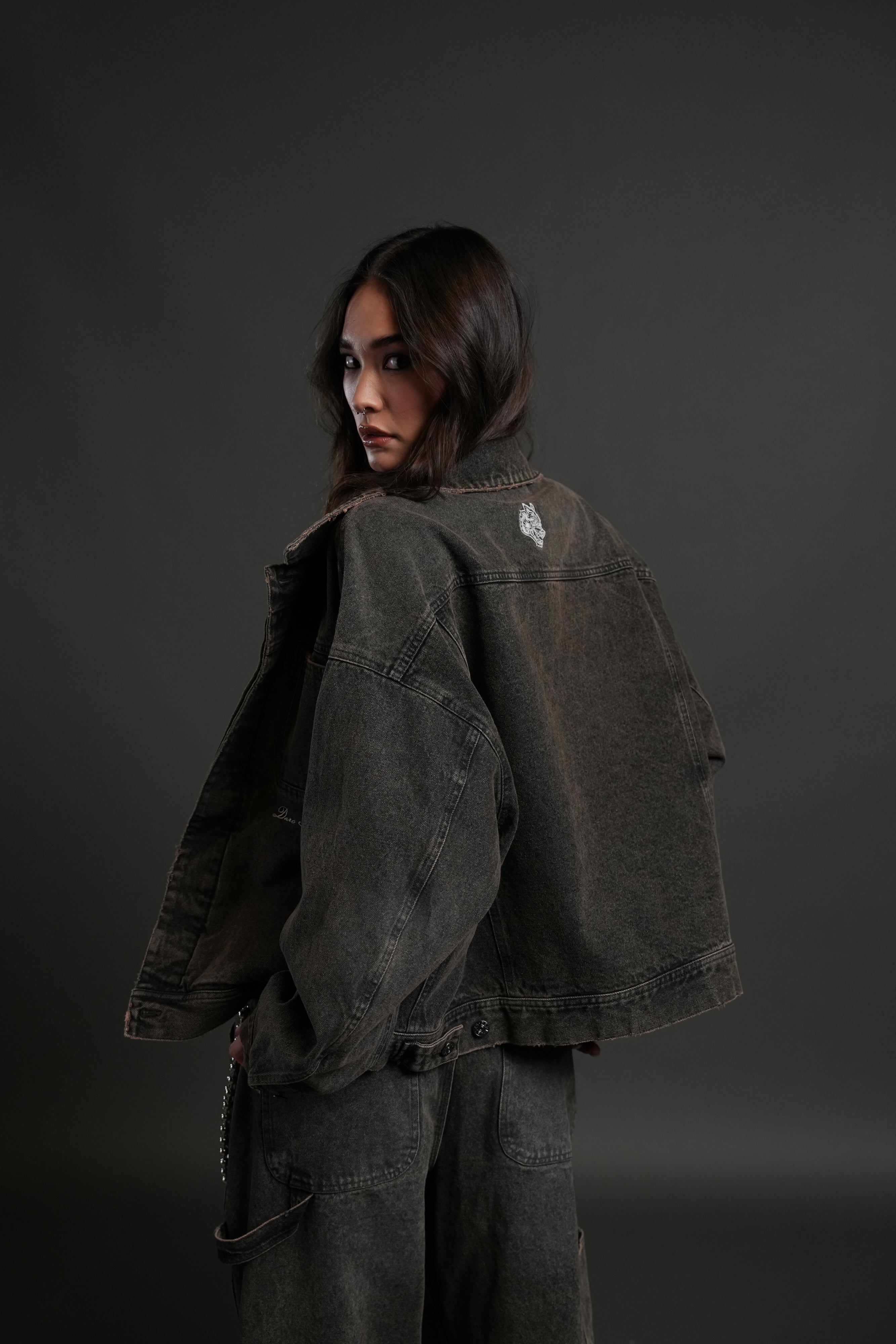 Darc Sport Wolves Jax Denim Jacket in Mojave Brown