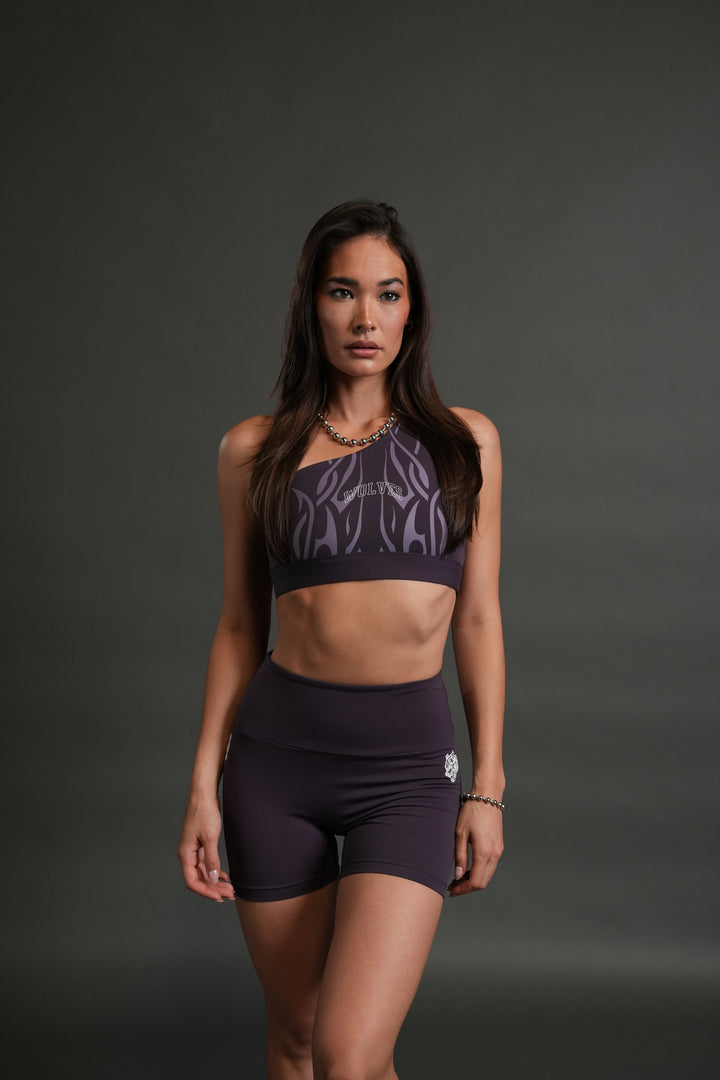 Dual Finite Code Beau Shorts in Phantom Purple