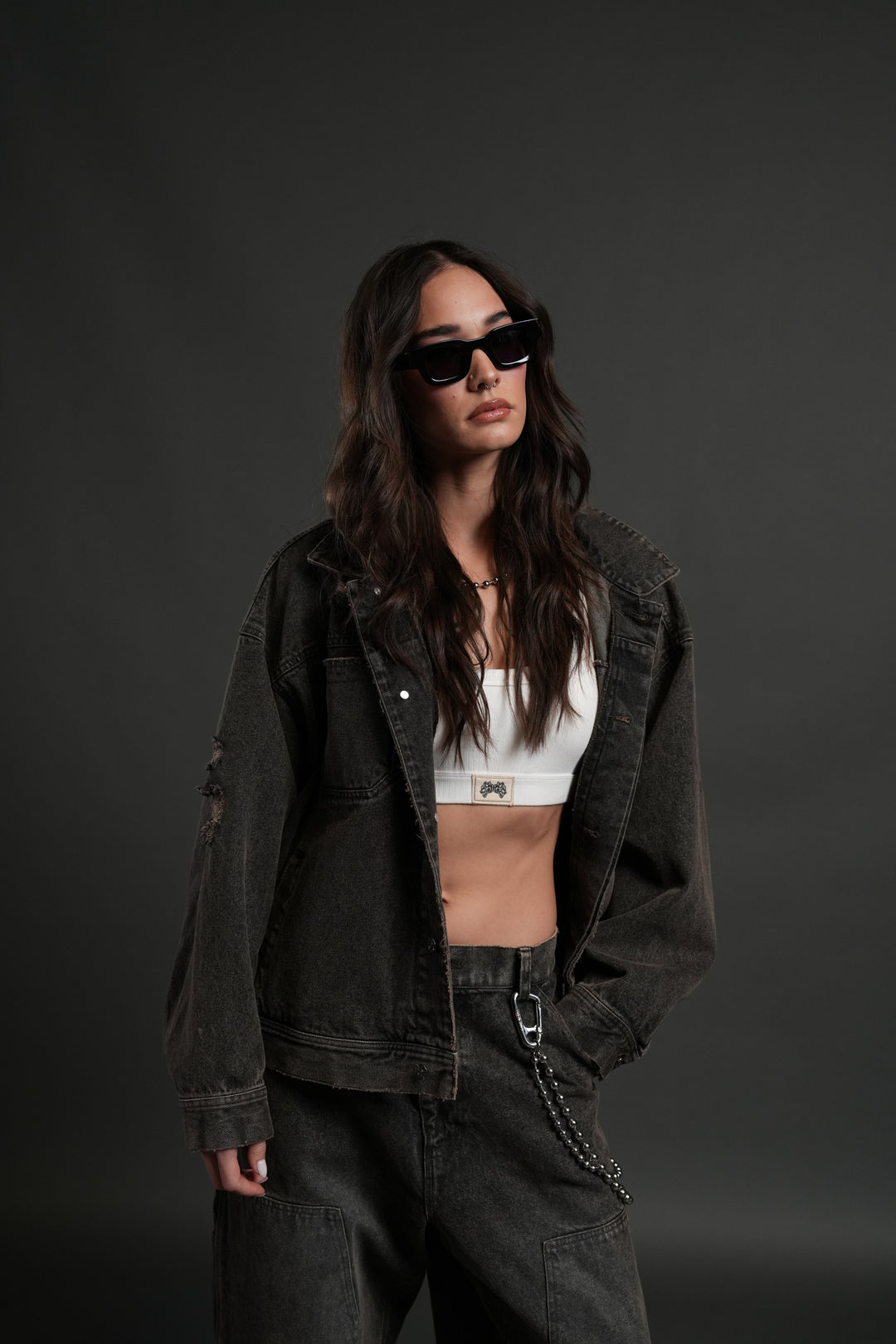 Darc Sport Wolves Jax Denim Jacket in Mojave Brown