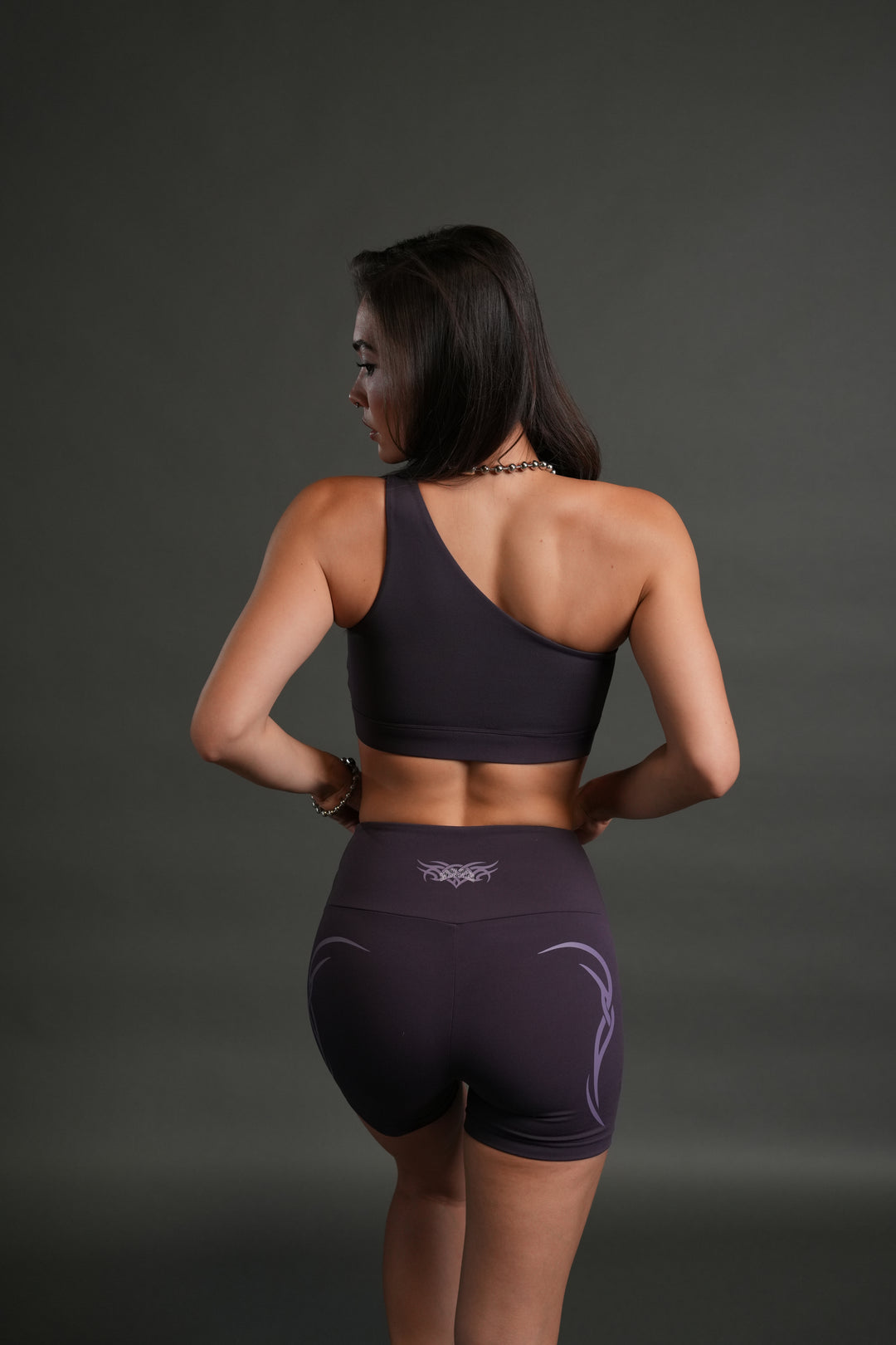 Dual Finite Code Beau Shorts in Phantom Purple