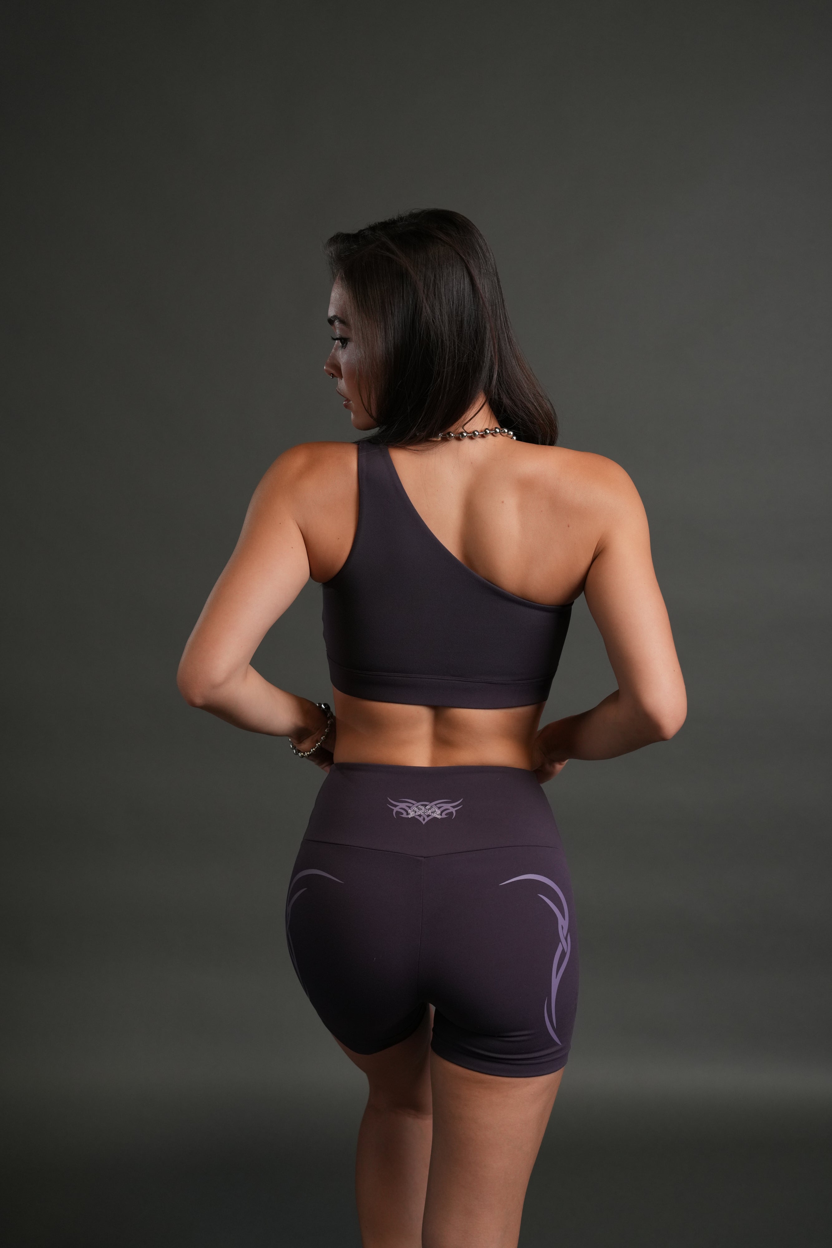Dual Finite Code Beau Shorts in Phantom Purple