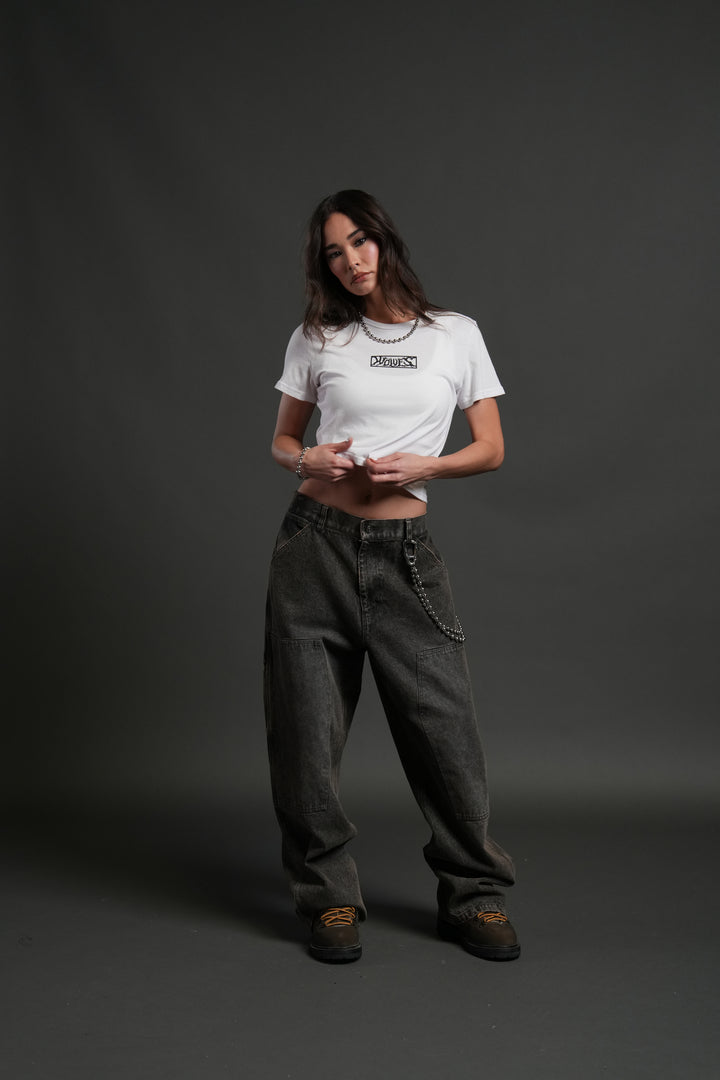 Midnight Wolves "Timeless" Tee in White