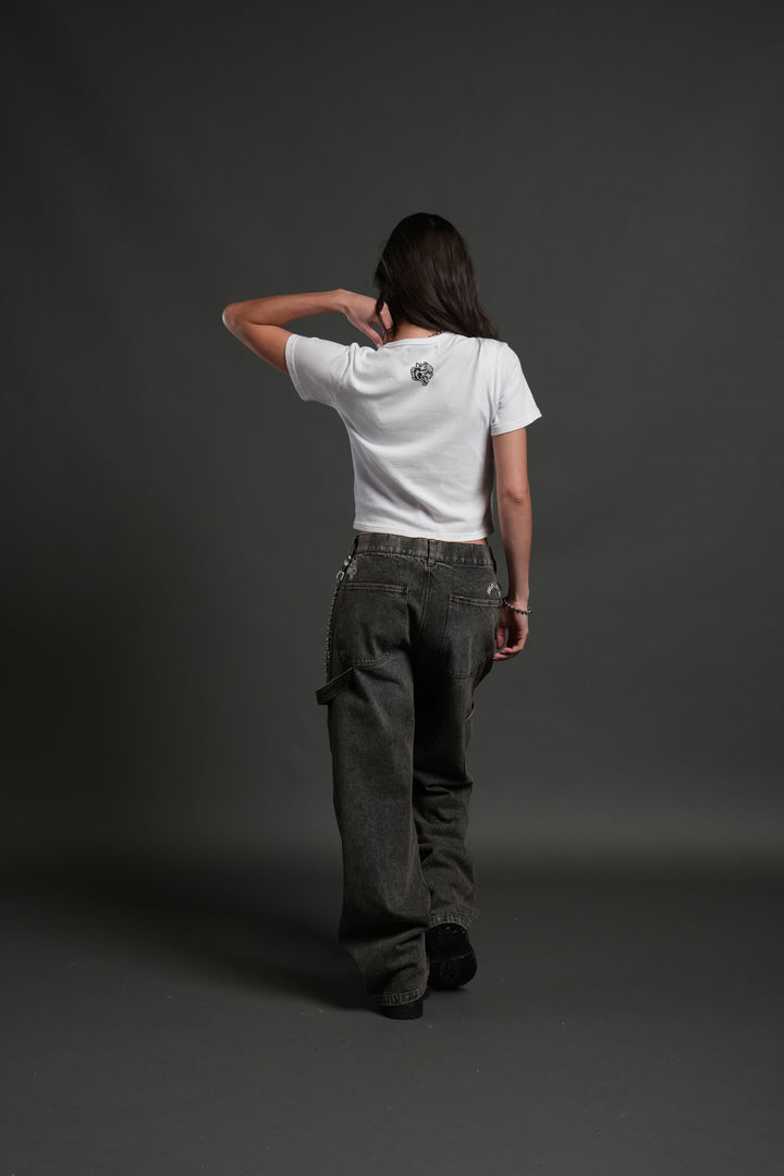 Midnight Wolves "Timeless" Tee in White