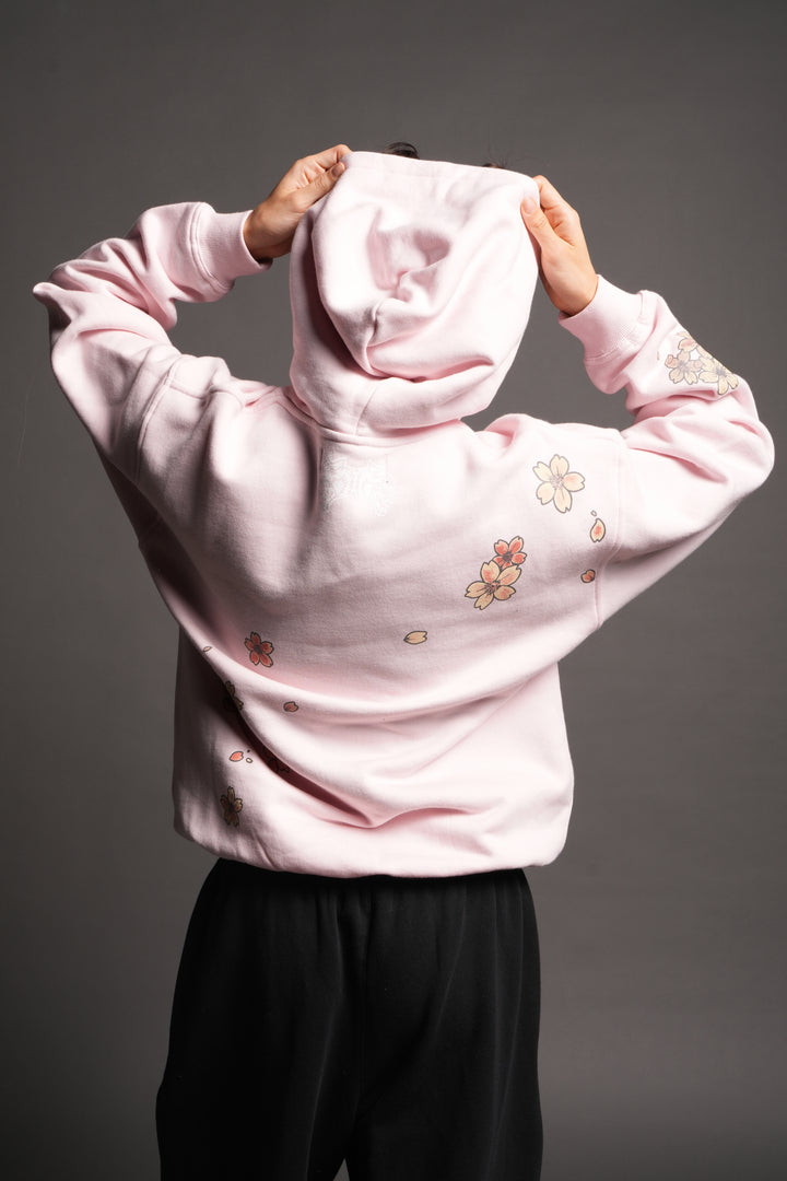 Box Sakura Pierce Hoodie In Blush Pink