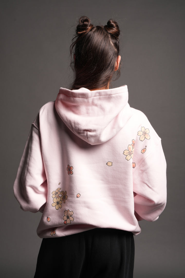 Box Sakura Pierce Hoodie In Blush Pink