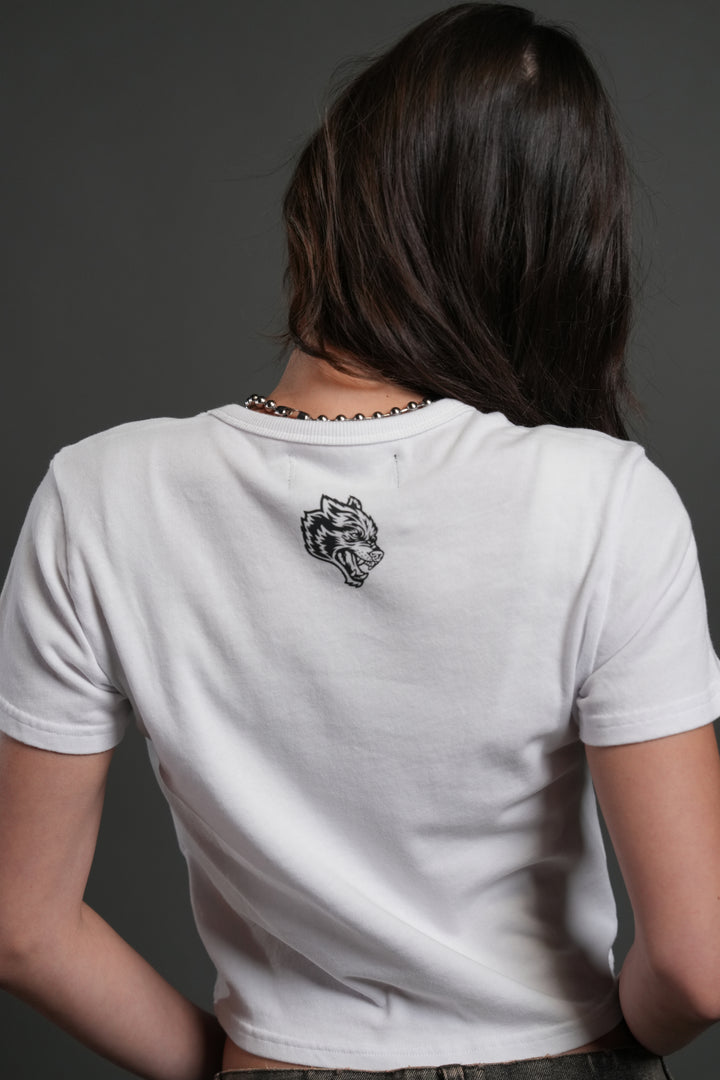 Midnight Wolves "Timeless" Tee in White