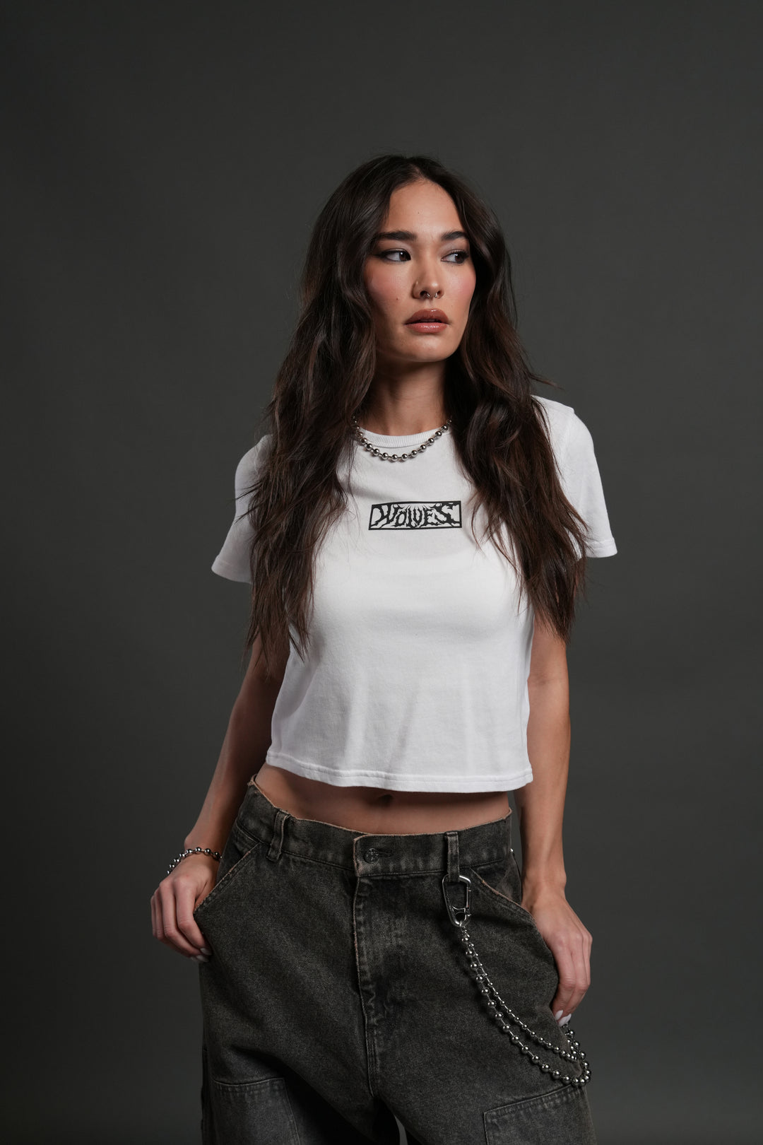 Midnight Wolves "Timeless" Tee in White