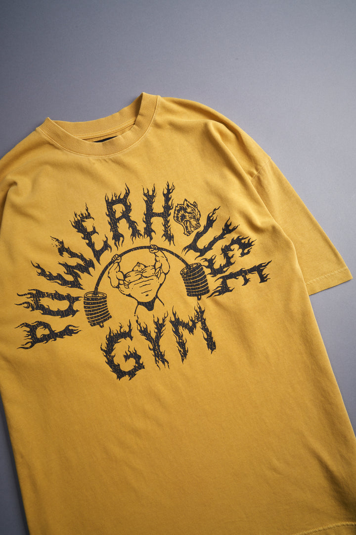 Iron Flame "Premium" Oversized Tee in Golden Yellow