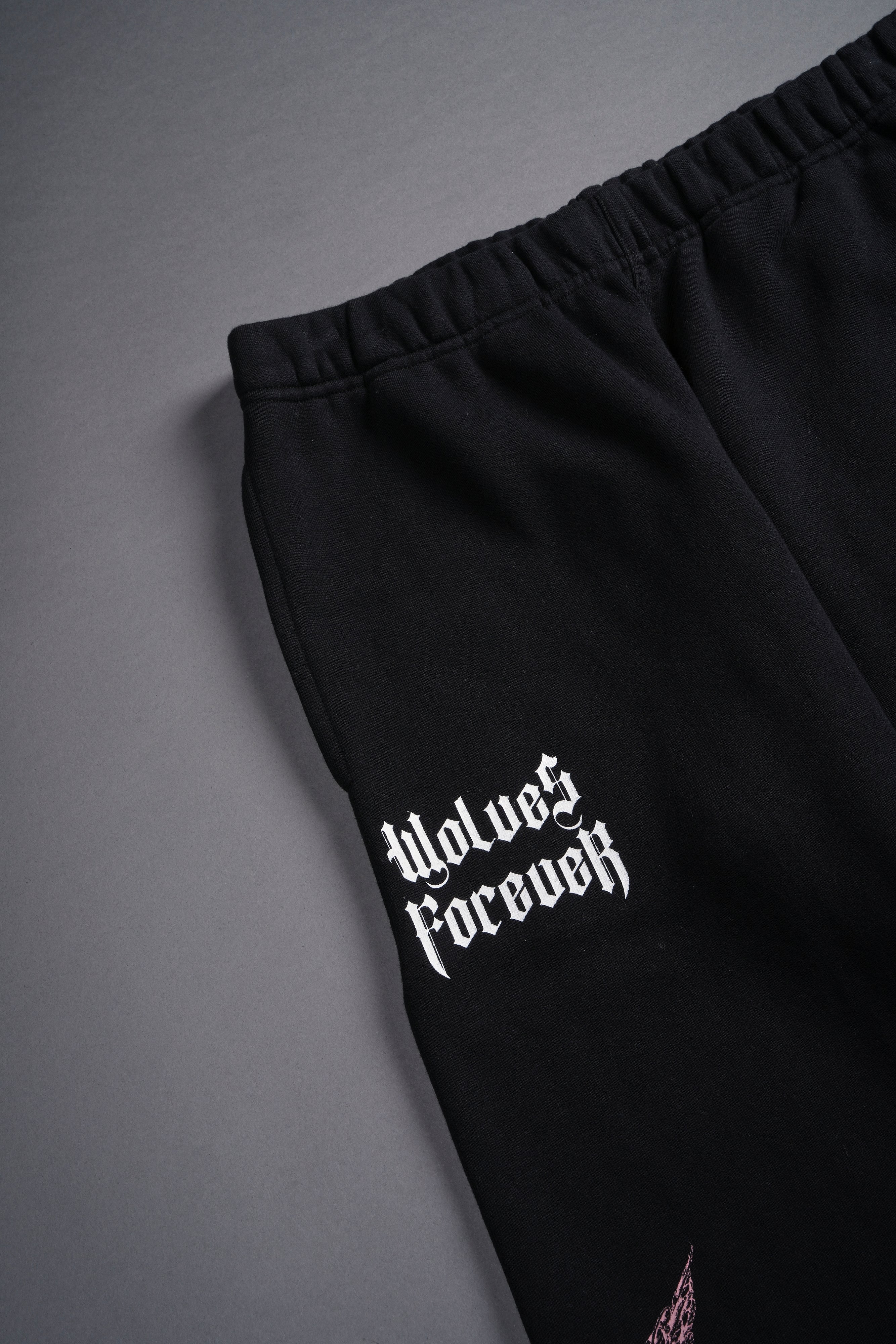 Everlasting She Flare Sweat Pants in Black