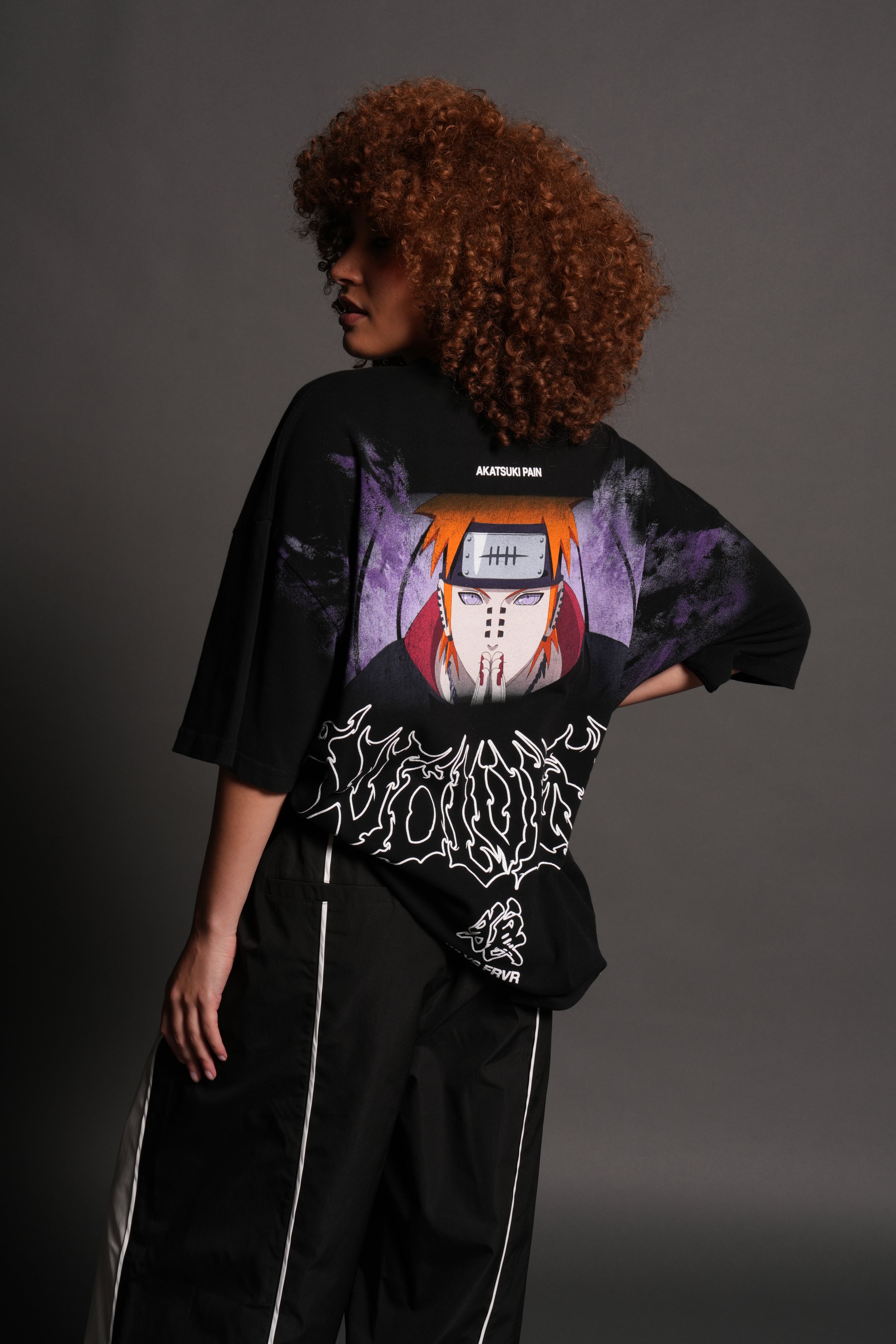Darc Fury Premium Oversized Tee in Black