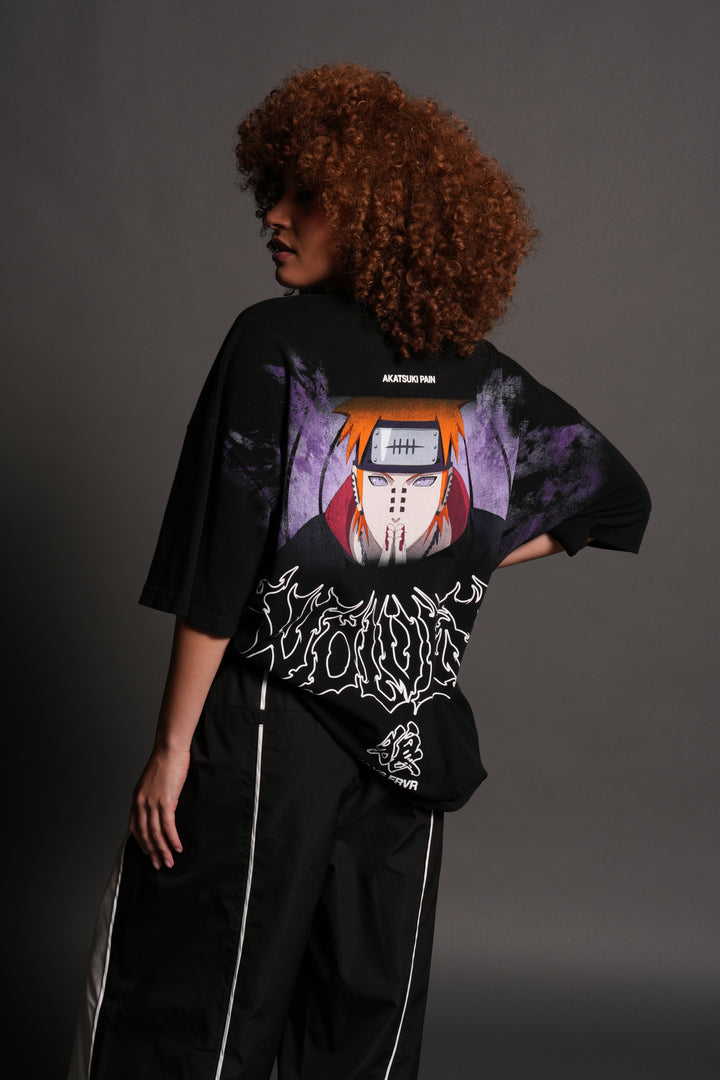 Darc Fury Premium Oversized Tee in Black